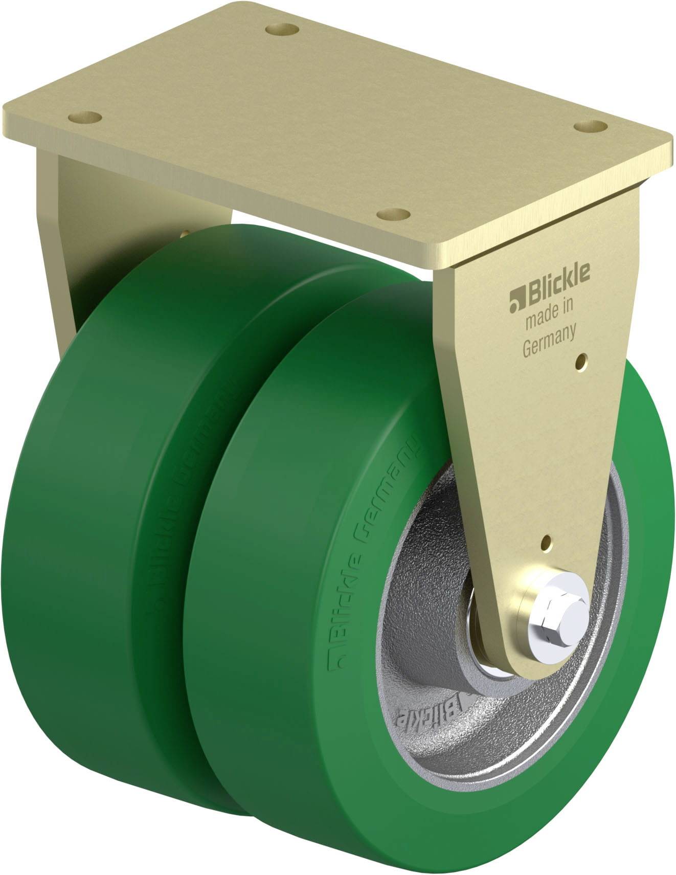 Blickle 925980 BSD-GST 304K Nagy teherbírású dupla rögzített kerék KerékØ: 300 mm Teherbírás (max.): 4500 kg 1 db
