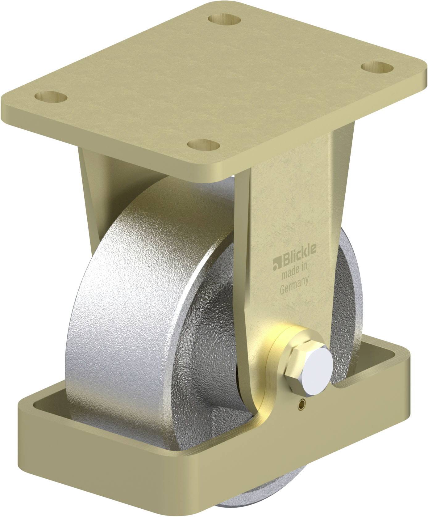 Blickle 940305 BS-G 127G-FS Nagy teherbírású rögzített kerék KerékØ: 125 mm Teherbírás (max.): 750 kg 1 db