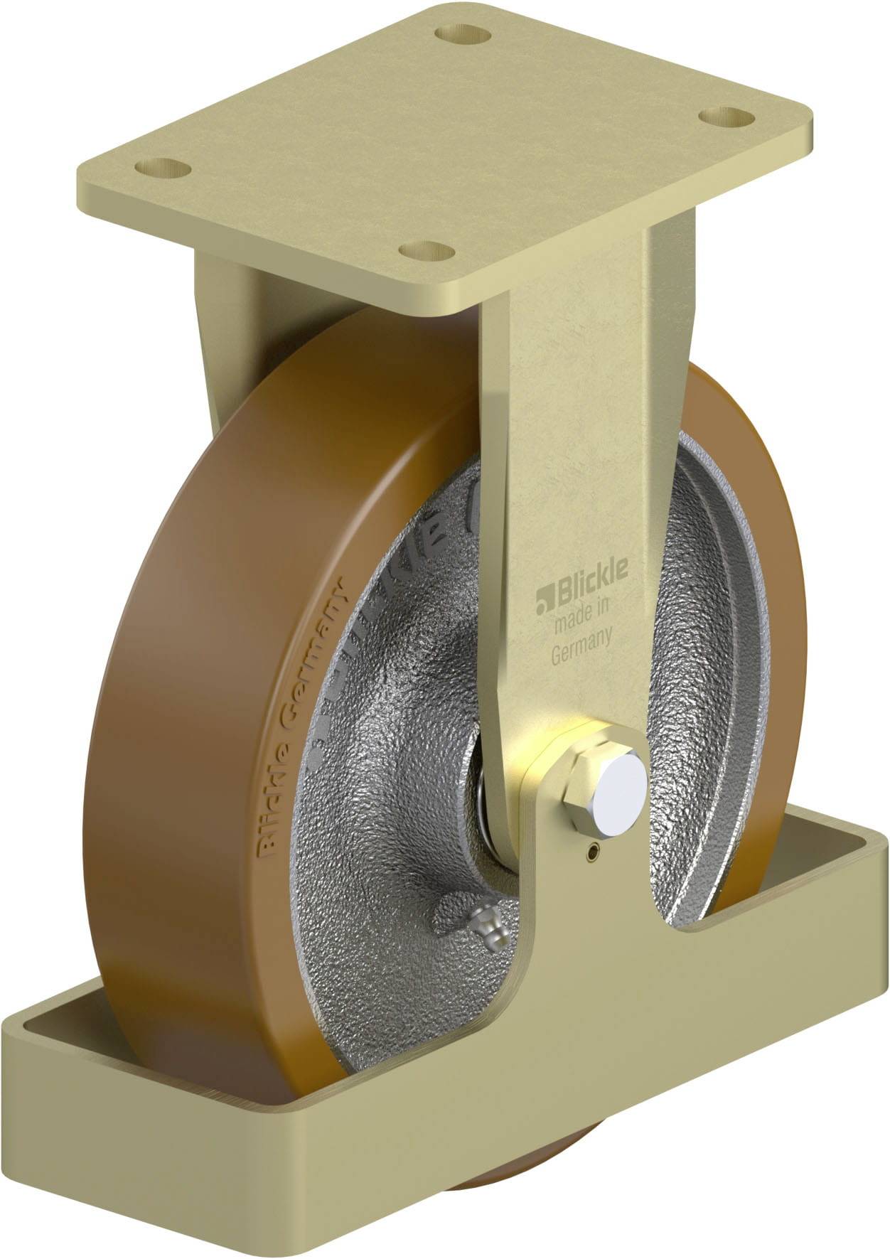Blickle 896550 BS-GB 200K-FS Nagy teherbírású rögzített kerék KerékØ: 200 mm Teherbírás (max.): 1000 kg 1 db
