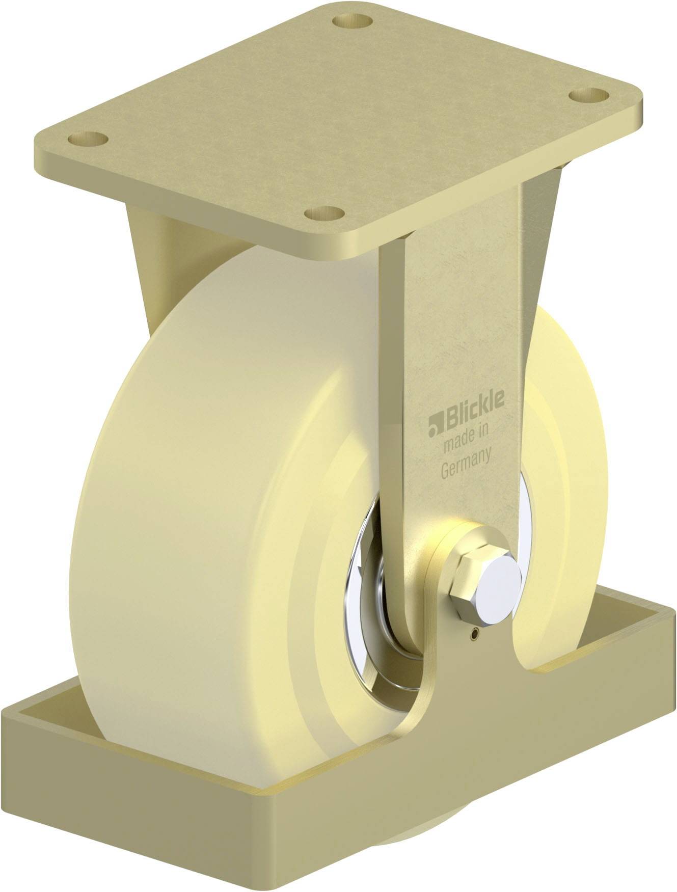 Blickle 885694 BS-GSPO 202K-FS Nagy teherbírású rögzített kerék KerékØ: 200 mm Teherbírás (max.): 4500 kg 1 db