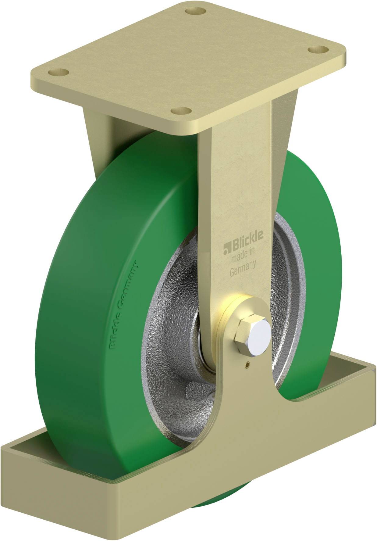 Blickle 939263 BS-GST 250K-FS Nagy teherbírású rögzített kerék KerékØ: 250 mm Teherbírás (max.): 1200 kg 1 db
