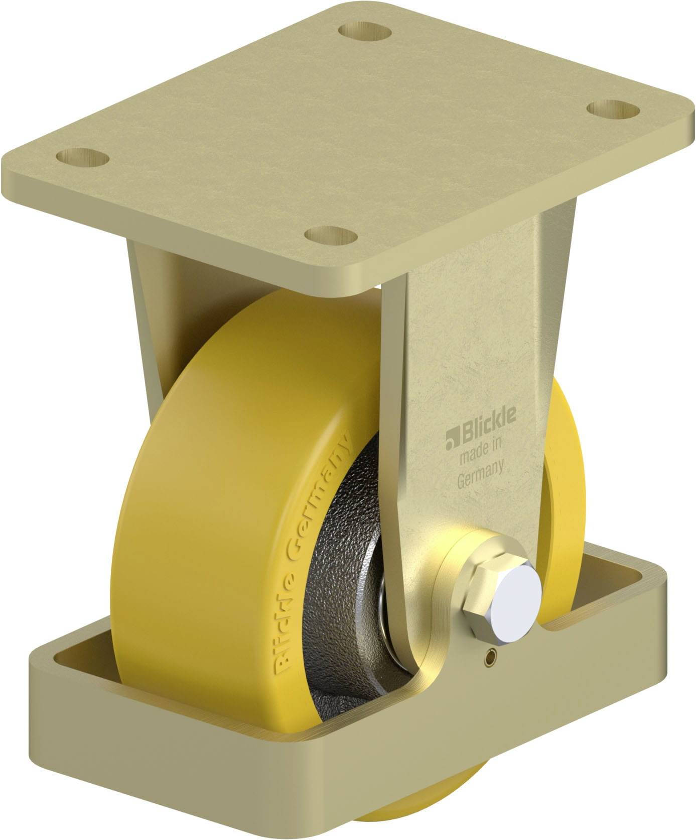 Blickle 887405 BS-GTH 127K-FS Nagy teherbírású rögzített kerék KerékØ: 125 mm Teherbírás (max.): 700 kg 1 db