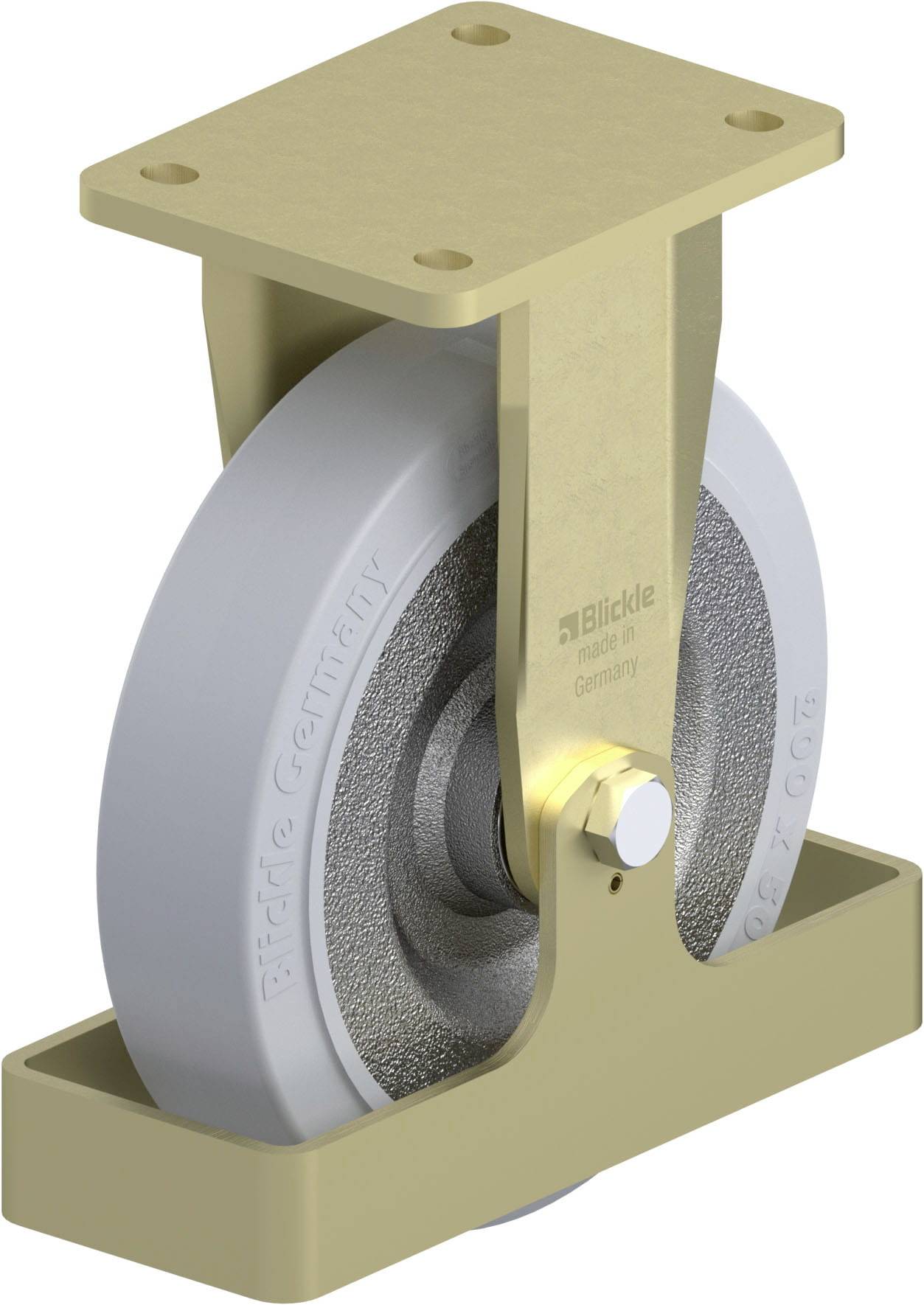 Blickle 938713 BS-SE 200K-SG-FS Nagy teherbírású rögzített kerék KerékØ: 200 mm Teherbírás (max.): 600 kg 1 db