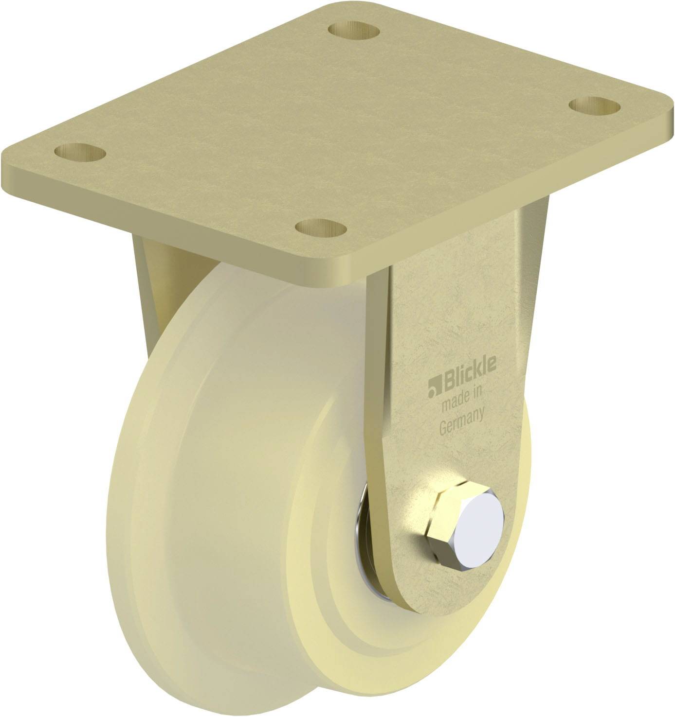 Blickle 673491 BS-SPKGSPO 100K Nagy teherbírású rögzített kerék KerékØ: 100 mm Teherbírás (max.): 600 kg 1 db