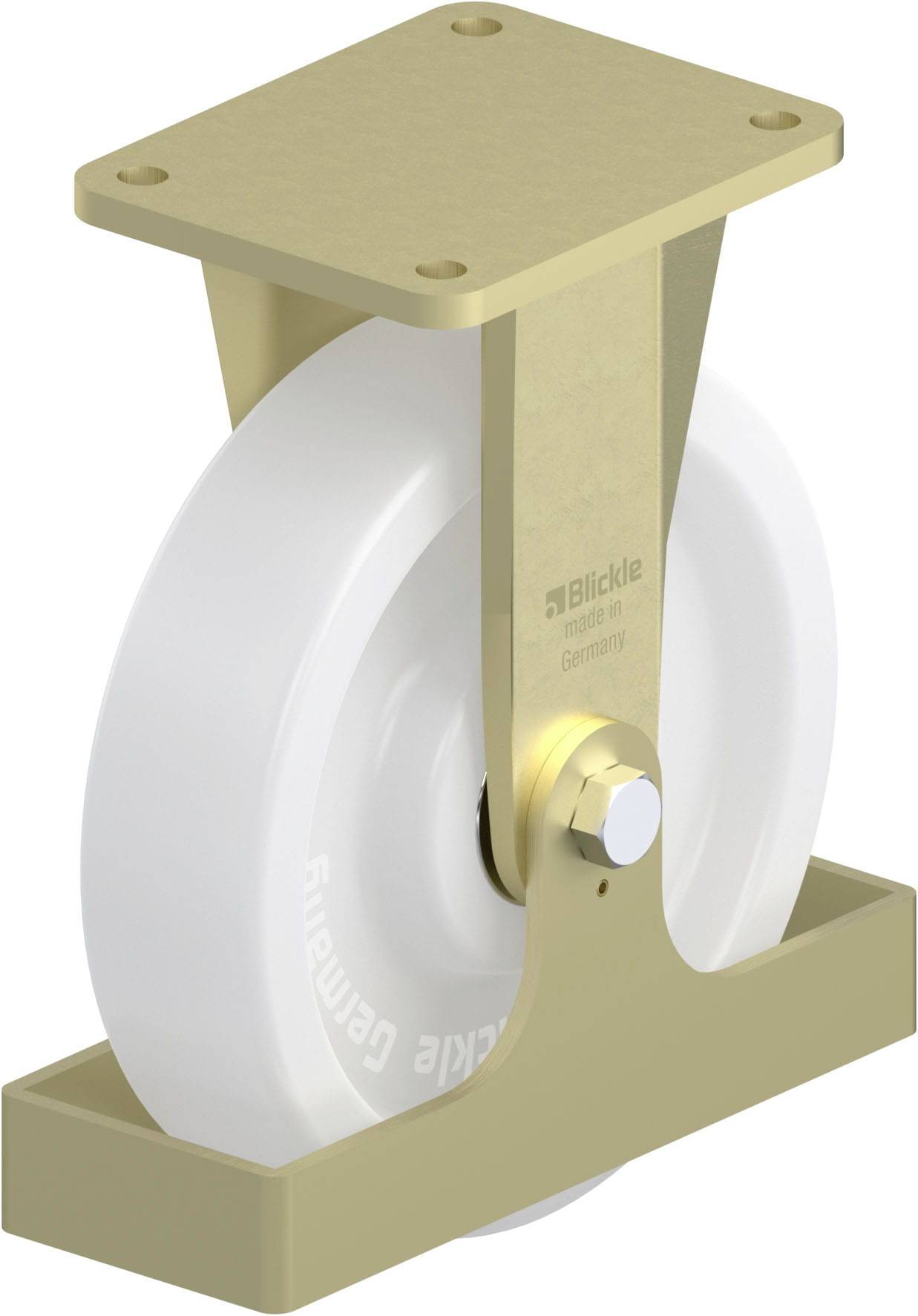 Blickle 744940 BS-SPO 250K-FS Nagy teherbírású rögzített kerék KerékØ: 250 mm Teherbírás (max.): 2000 kg 1 db