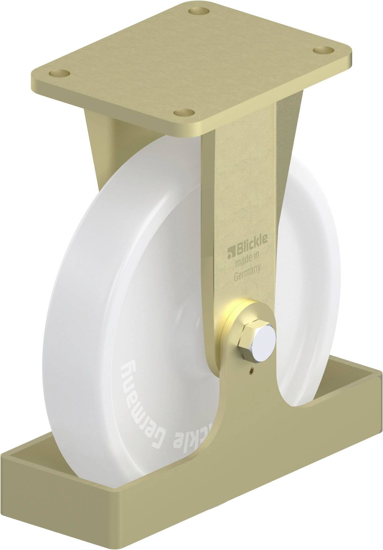 Blickle 940193 BS-SPO 251G-FS Nagy teherbírású rögzített kerék KerékØ: 250 mm Teherbírás (max.): 1500 kg 1 db