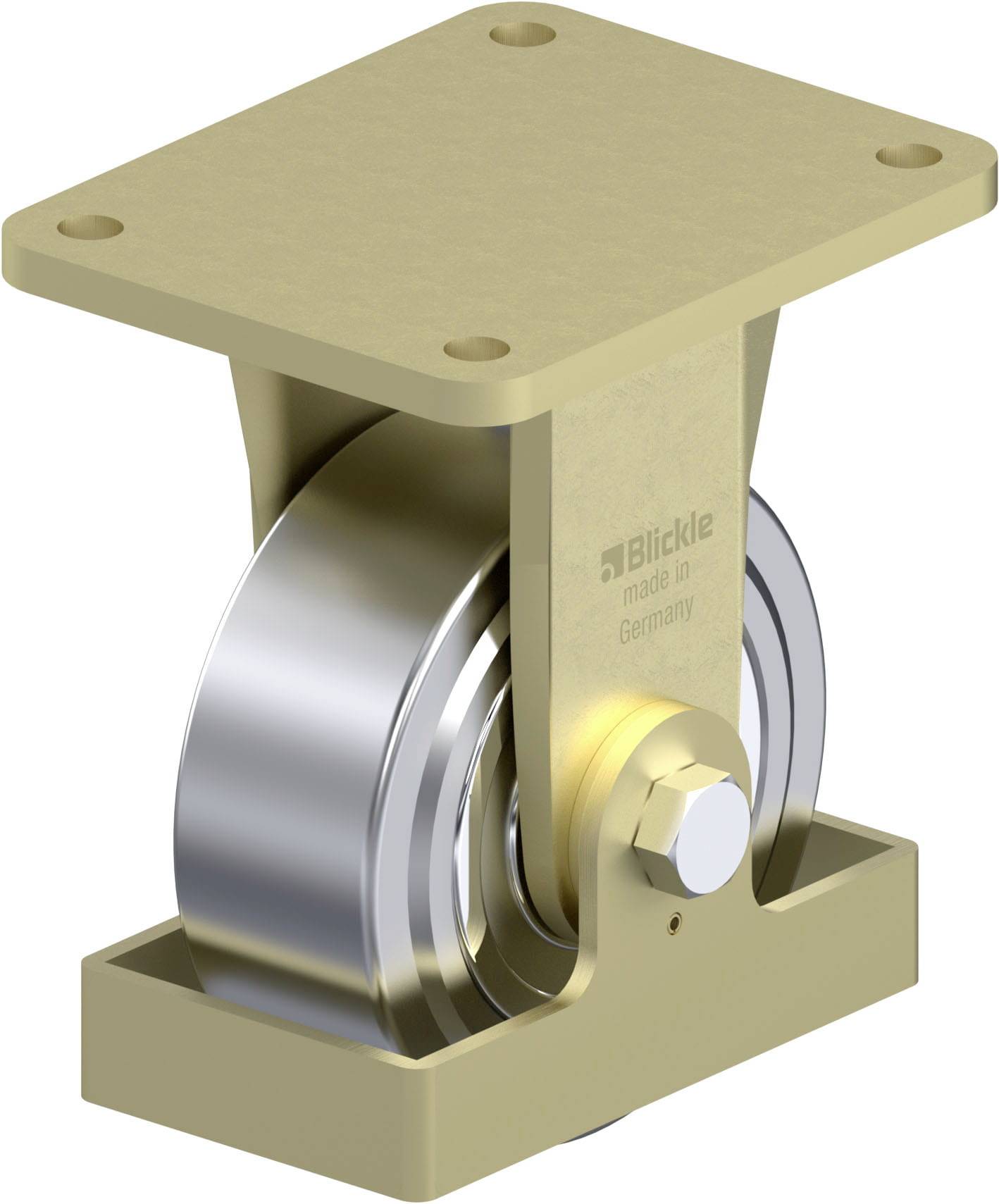 Blickle 869758 BS-SVS 150K-35-FS Nagy teherbírású rögzített kerék KerékØ: 150 mm Teherbírás (max.): 3000 kg 1 db