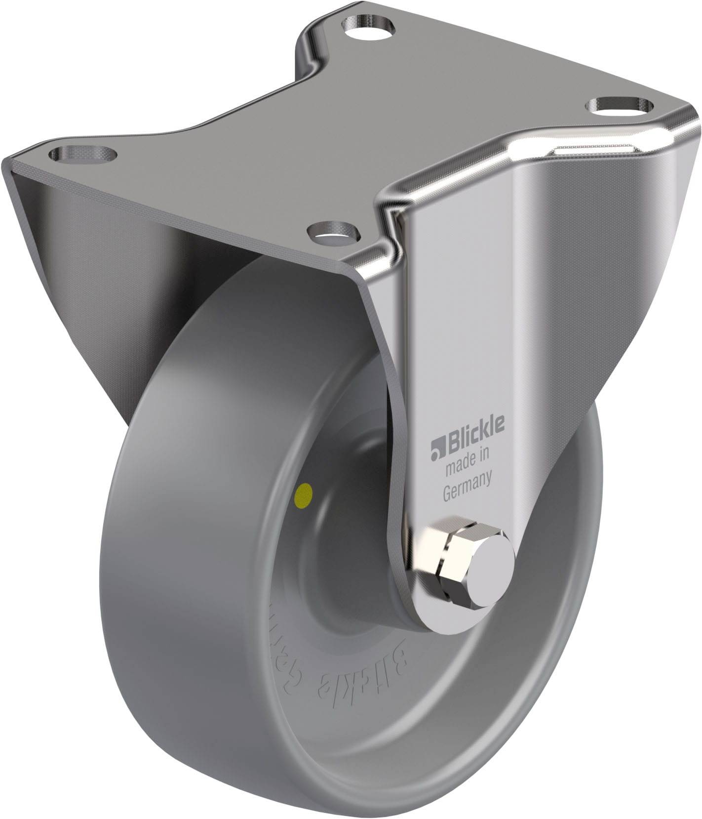 Blickle 662478 BX-PO 100G-ELS Rozsdamentes acél rögzített görgő KerékØ: 100 mm Teherbírás (max.): 250 kg 1 db