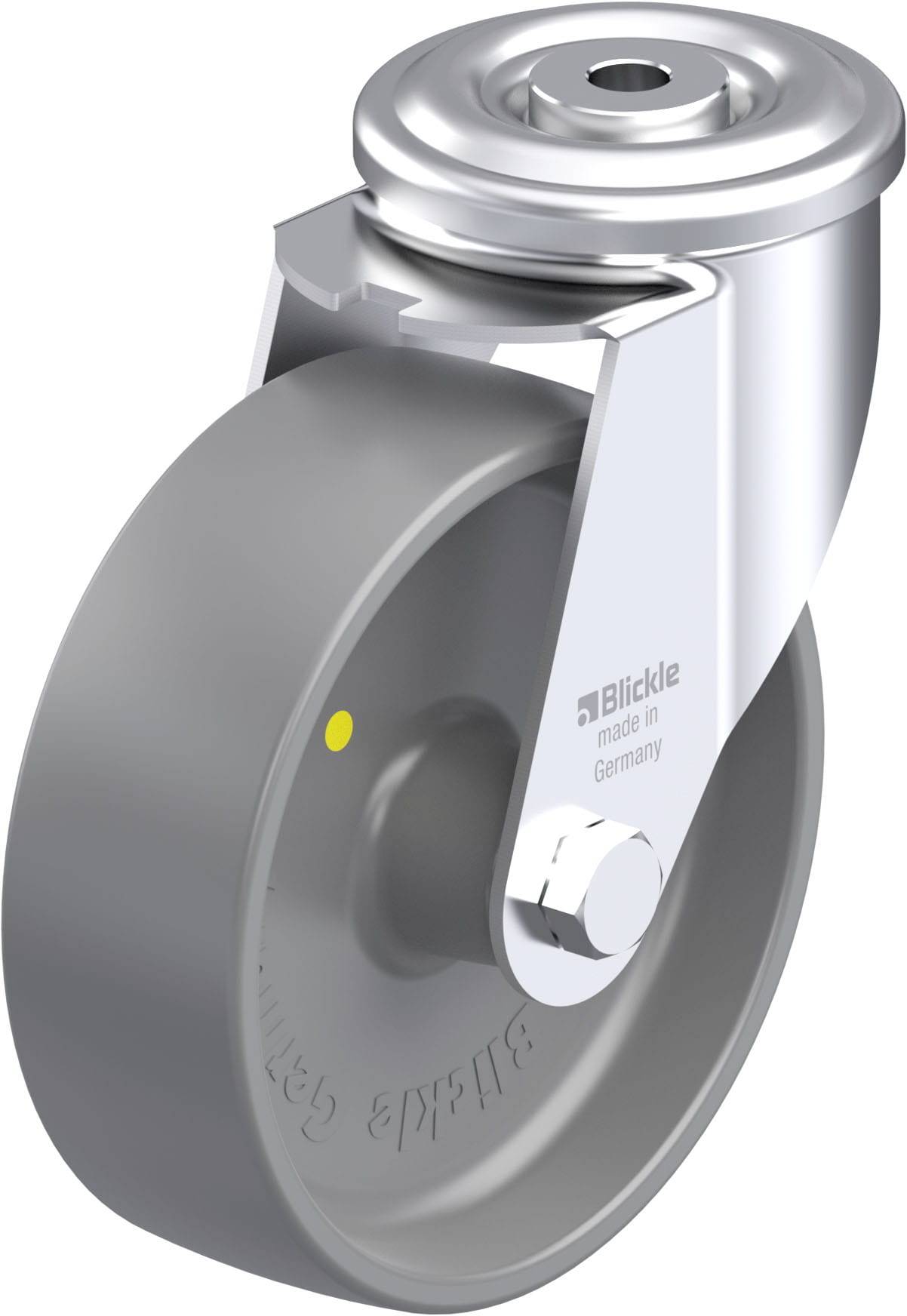 Blickle 936882 LER-PO 150G-ELS Acéllemez forgógörgő KerékØ: 150 mm Teherbírás (max.): 300 kg 1 db