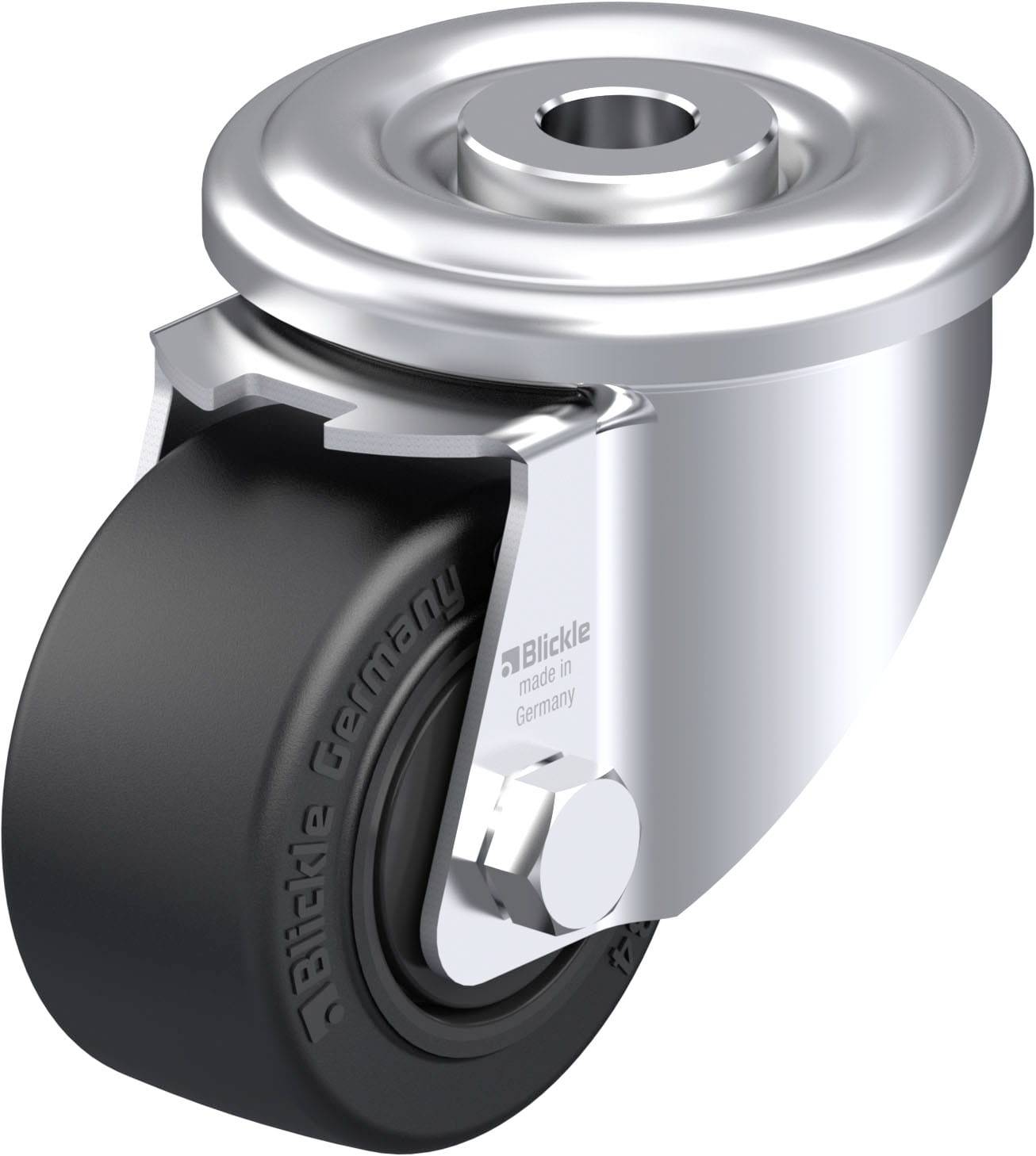 Blickle 947919 LER-POEV 60KF Acéllemez forgógörgő KerékØ: 60 mm Teherbírás (max.): 120 kg 1 db