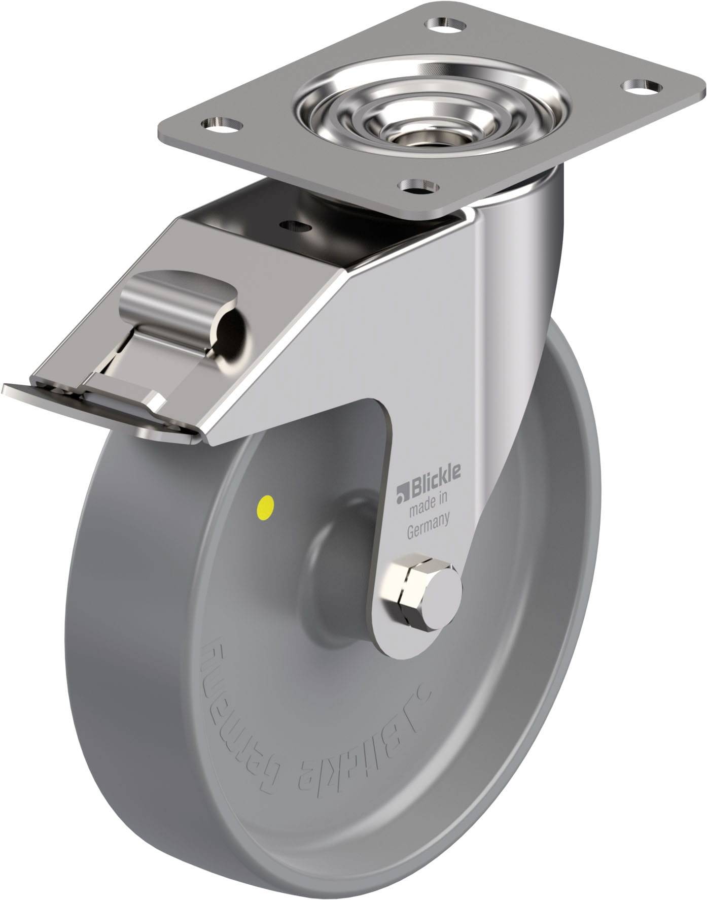 Blickle 680694 LEX-PO 200G-FI-ELS Rozsdamentes acél forgógörgő KerékØ: 200 mm Teherbírás (max.): 300 kg 1 db