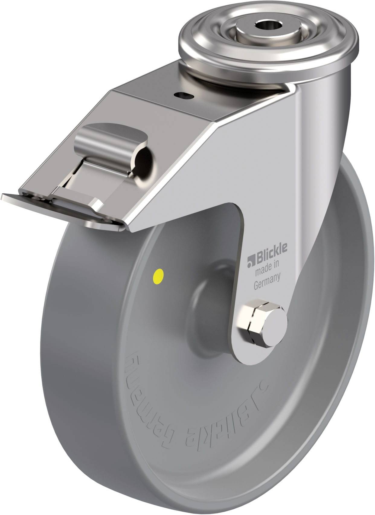 Blickle 915960 LEXR-PO 200G-FI-ELS Rozsdamentes acél forgógörgő KerékØ: 200 mm Teherbírás (max.): 300 kg 1 db