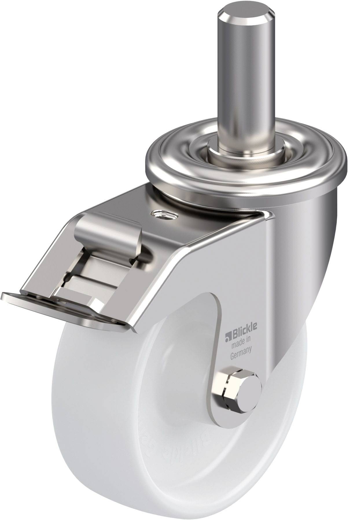 Blickle 584342 LEXZ-PO 100G-FI Rozsdamentes acél forgógörgő KerékØ: 100 mm Teherbírás (max.): 150 kg 1 db