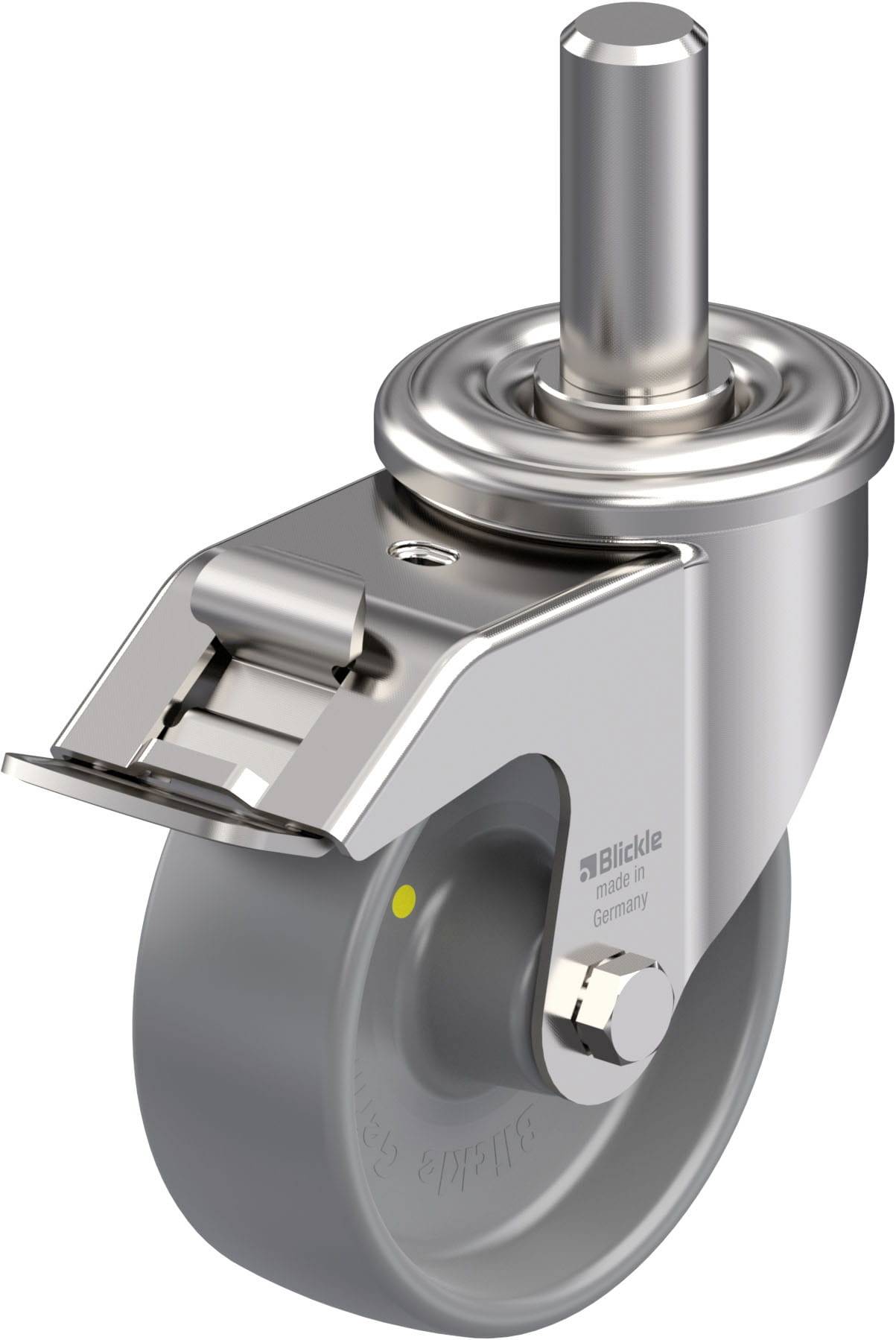 Blickle 872518 LEXZ-PO 100G-FI-ELS Rozsdamentes acél forgógörgő KerékØ: 100 mm Teherbírás (max.): 150 kg 1 db