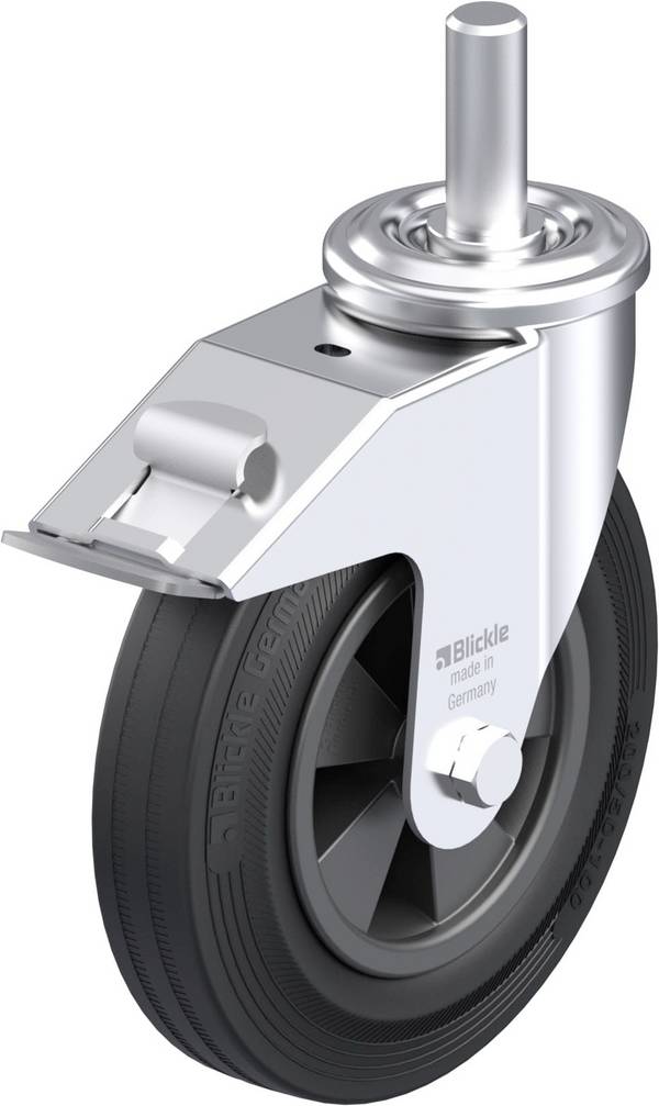 Blickle 577692 LEZ-VPP 200G-22-FI Acéllemez forgógörgő KerékØ: 200 mm Teherbírás (max.): 205 kg 1 db