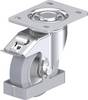 Blickle 746633 LH-ALEV 125K-3-FI-SG-FS Acéllemez forgógörgő KerékØ: 125 mm Teherbírás (max.): 250 kg 1 db