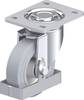 Blickle 747592 LH-ALEV 125K-3-SG-FS Acéllemez forgógörgő KerékØ: 125 mm Teherbírás (max.): 250 kg 1 db