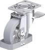 Blickle 895926 LH-ALEV 150K-ST-SG-FS Acéllemez forgógörgő KerékØ: 150 mm Teherbírás (max.): 400 kg 1 db