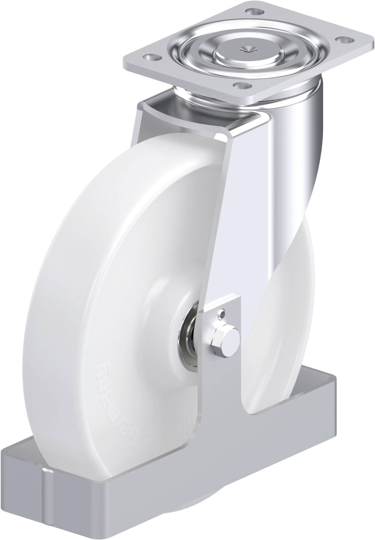 Blickle 900205 LH-PO 250K-FS Acéllemez forgógörgő KerékØ: 250 mm Teherbírás (max.): 900 kg 1 db