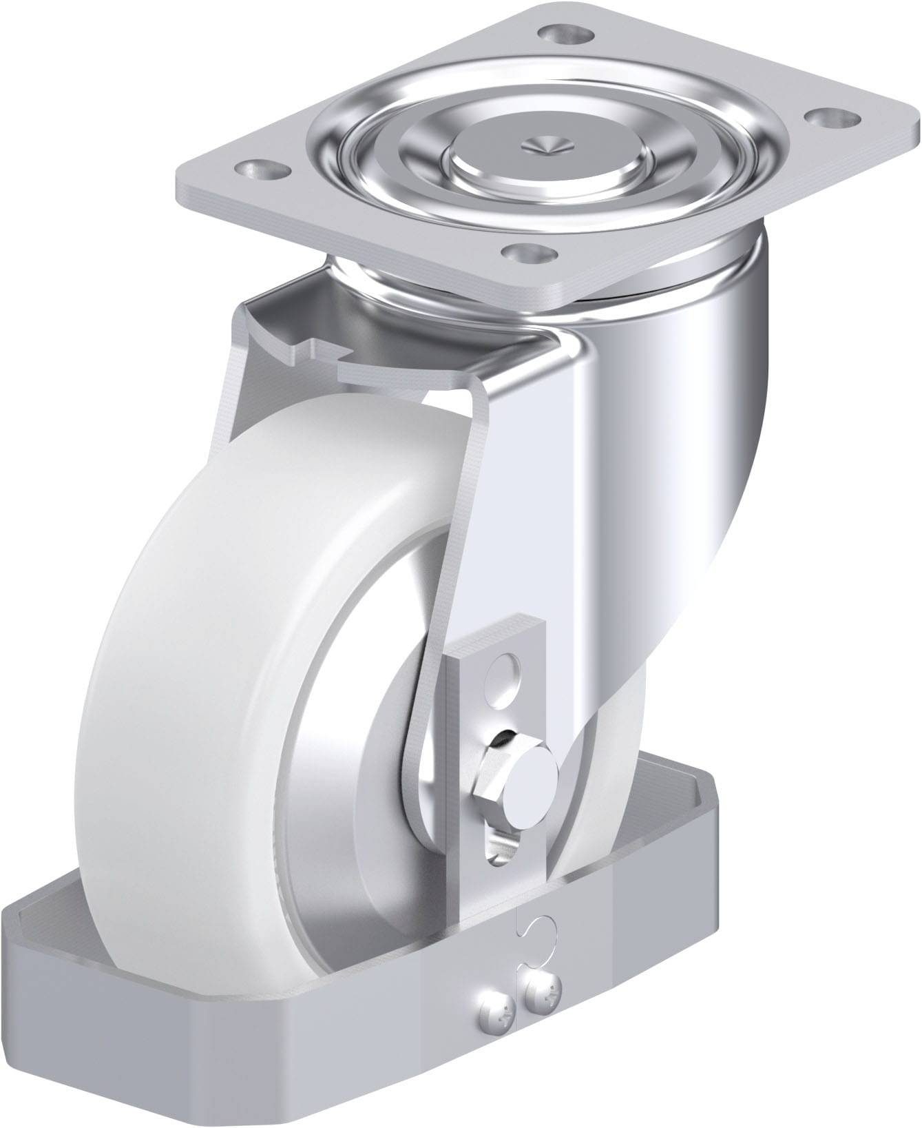Blickle 940106 LH-SPO 150G-FA-FS Acéllemez forgógörgő KerékØ: 150 mm Teherbírás (max.): 800 kg 1 db