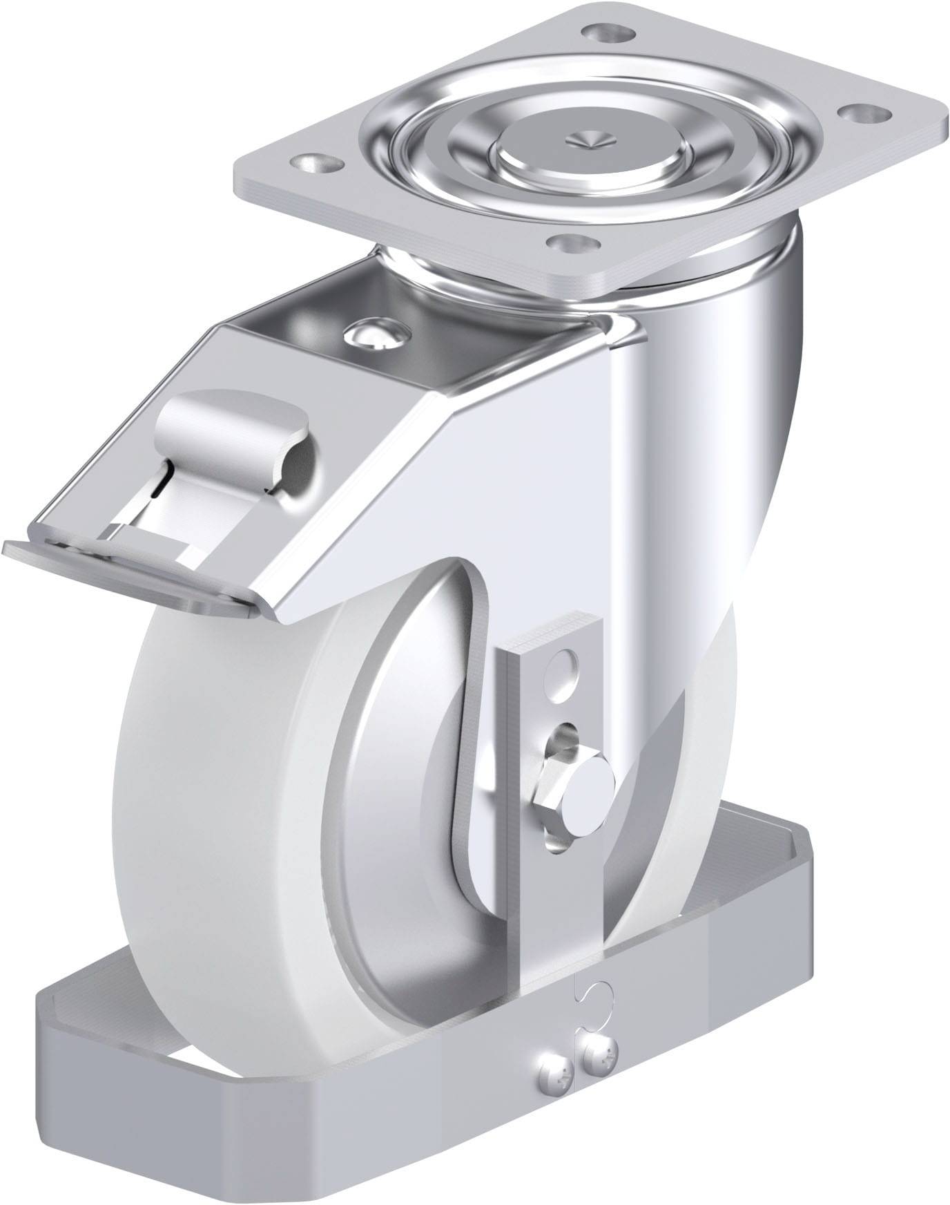 Blickle 940130 LH-SPO 175G-FI-FA-FS Acéllemez forgógörgő KerékØ: 175 mm Teherbírás (max.): 900 kg 1 db