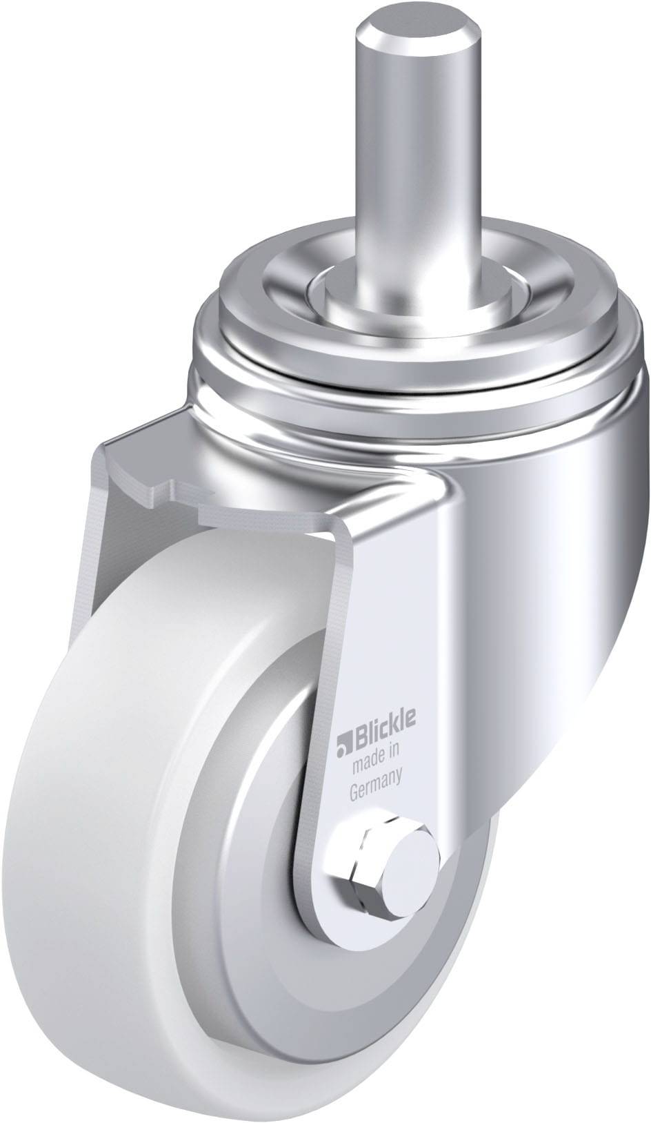 Blickle 852943 LHZ-SPO 127G-FA Acéllemez forgógörgő KerékØ: 125 mm Teherbírás (max.): 750 kg 1 db
