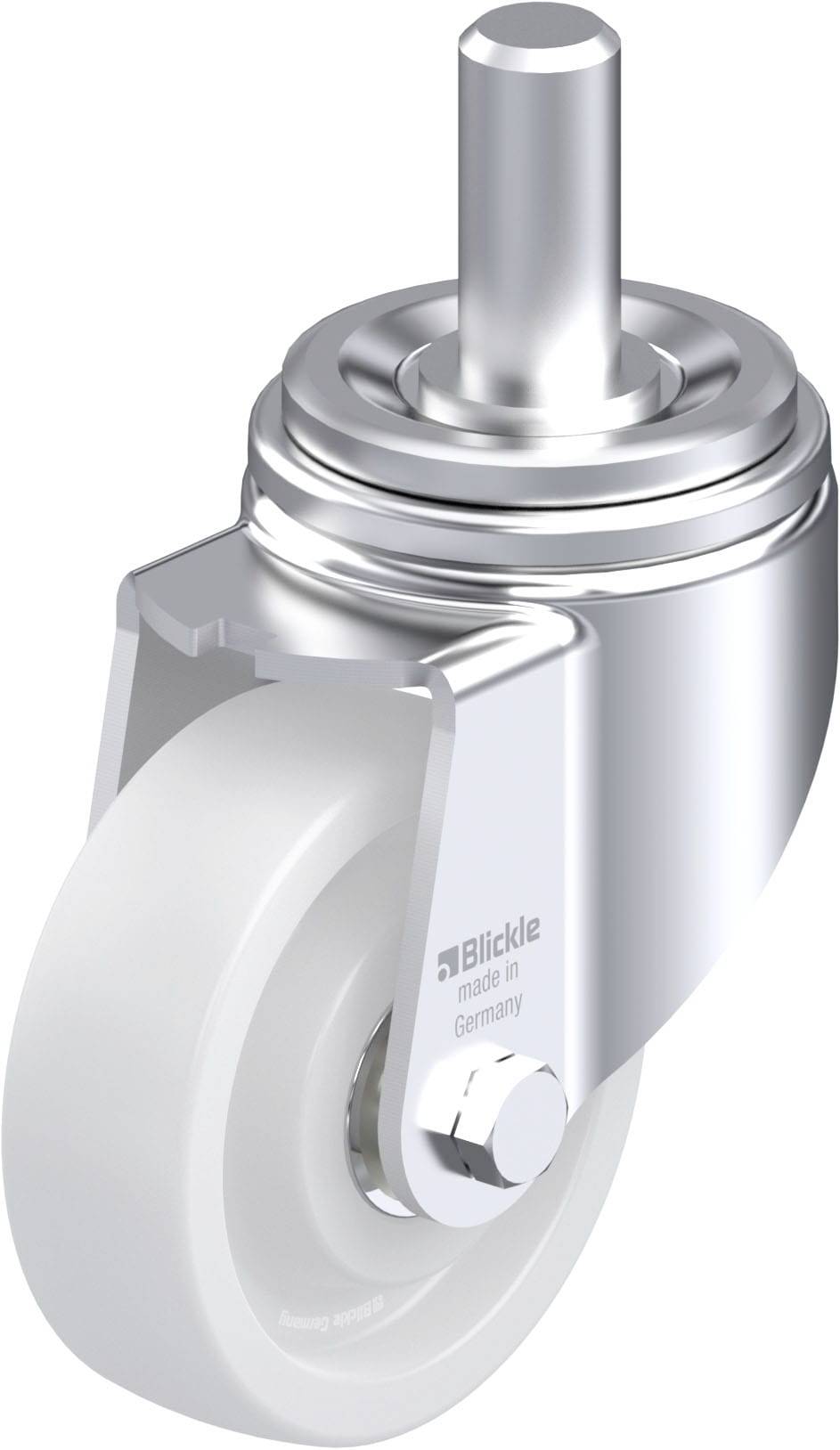 Blickle 754663 LHZ-SPO 127K Acéllemez forgógörgő KerékØ: 125 mm Teherbírás (max.): 750 kg 1 db