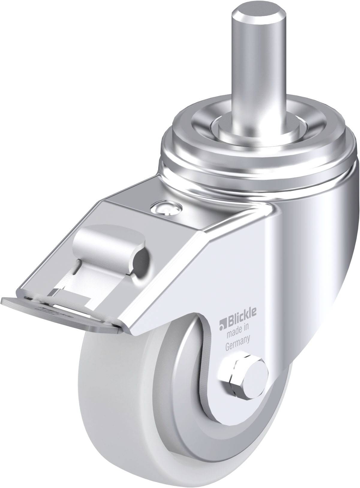 Blickle 852944 LHZ-SPO 127K-FI-FA Acéllemez forgógörgő KerékØ: 125 mm Teherbírás (max.): 750 kg 1 db