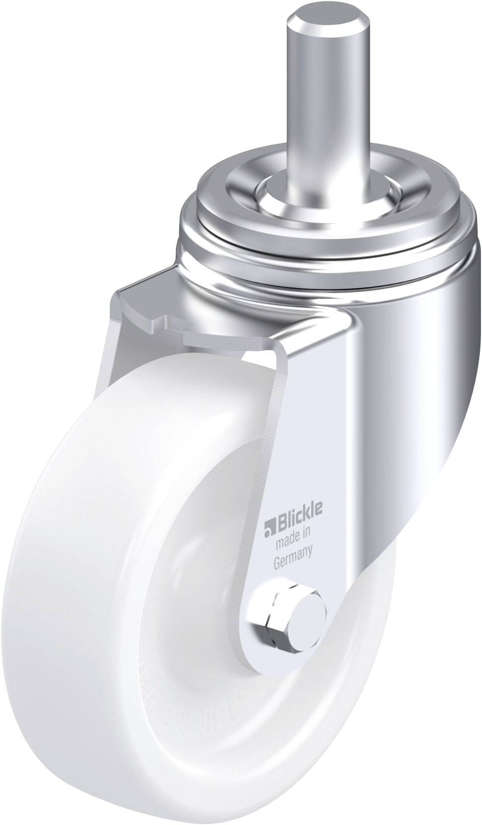 Blickle 754665 LHZ-SPO 150G Acéllemez forgógörgő KerékØ: 150 mm Teherbírás (max.): 800 kg 1 db