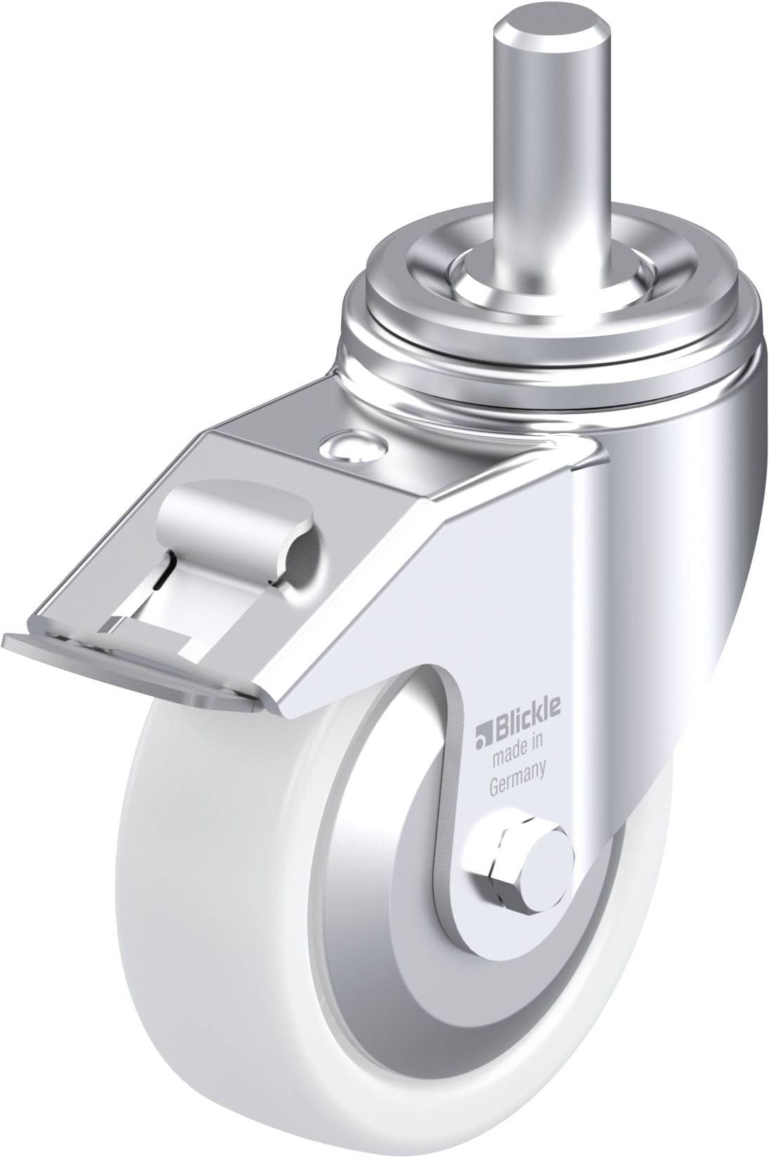 Blickle 852952 LHZ-SPO 150K-FI-FA Acéllemez forgógörgő KerékØ: 150 mm Teherbírás (max.): 800 kg 1 db