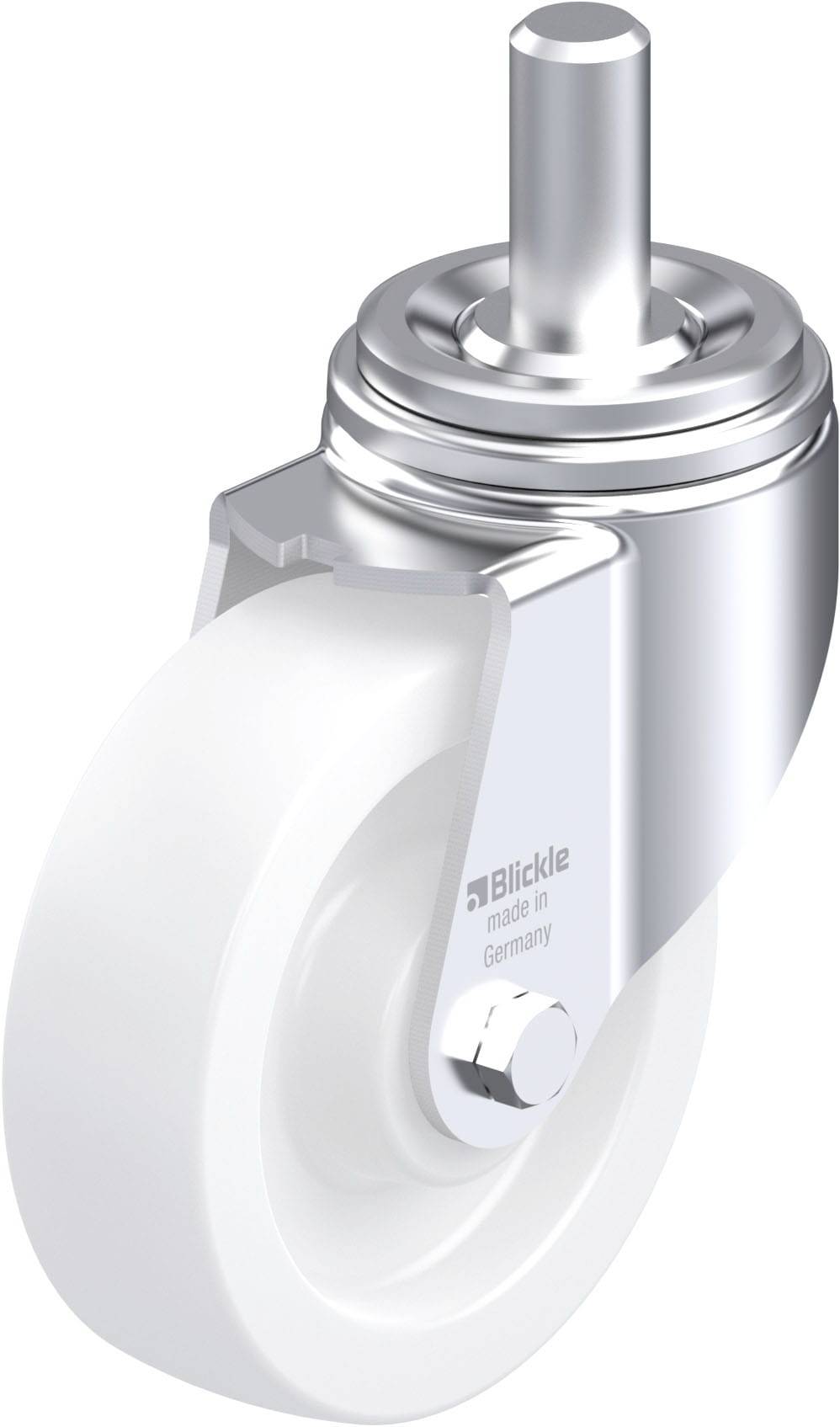 Blickle 754669 LHZ-SPO 160G Acéllemez forgógörgő KerékØ: 160 mm Teherbírás (max.): 850 kg 1 db
