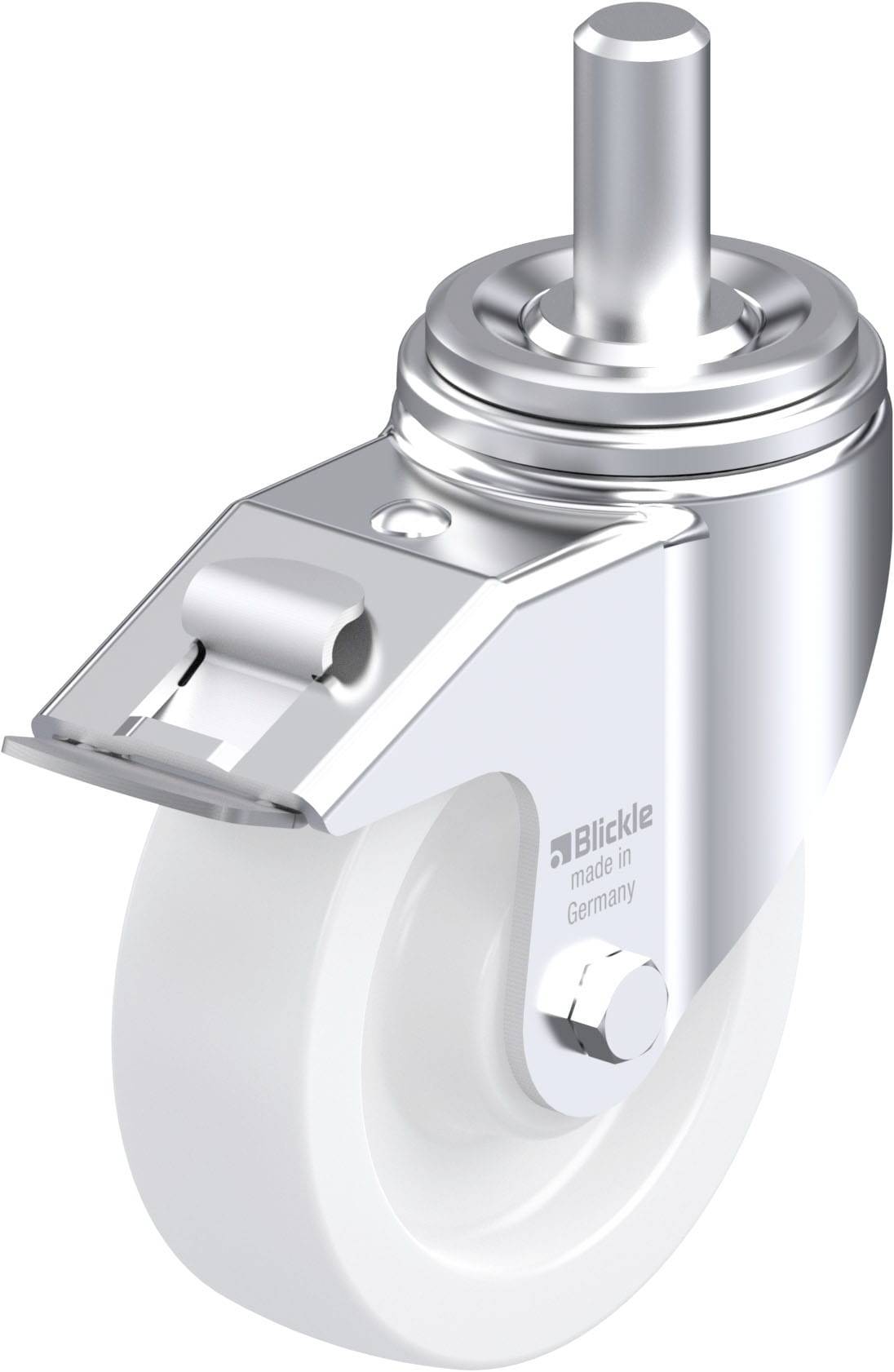 Blickle 754670 LHZ-SPO 160G-FI Acéllemez forgógörgő KerékØ: 160 mm Teherbírás (max.): 850 kg 1 db