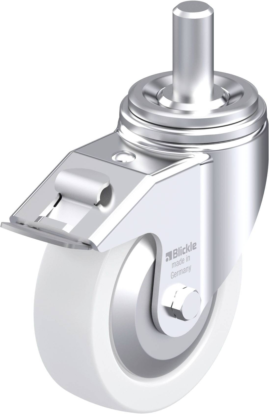 Blickle 852956 LHZ-SPO 160G-FI-FA Acéllemez forgógörgő KerékØ: 160 mm Teherbírás (max.): 850 kg 1 db