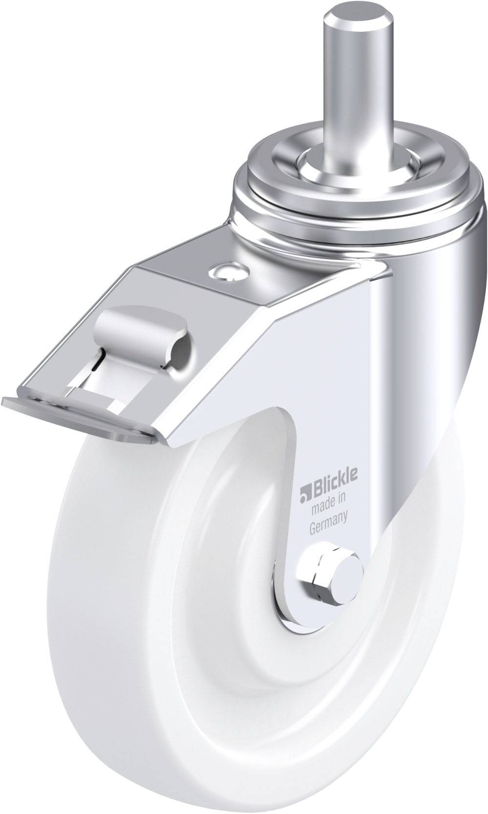 Blickle 754676 LHZ-SPO 200K-FI Acéllemez forgógörgő KerékØ: 200 mm Teherbírás (max.): 900 kg 1 db