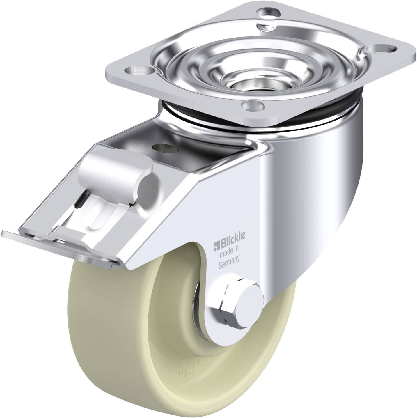 Blickle 940352 LIK-POH 102HK-1-FI Beálló görgő KerékØ: 100 mm Teherbírás (max.): 300 kg 1 db