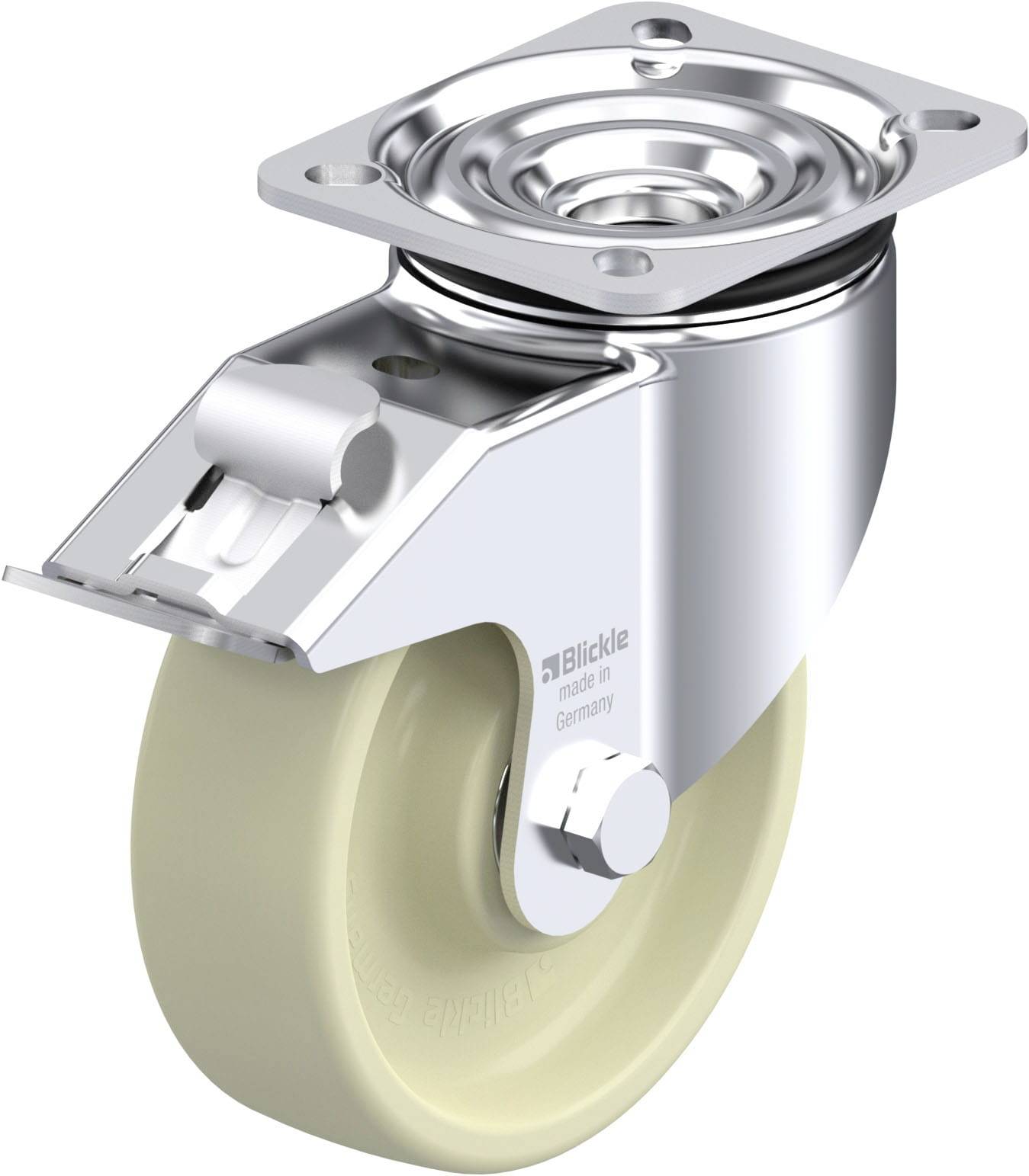 Blickle 940356 LIK-POH 125HK-1-FI Beálló görgő KerékØ: 125 mm Teherbírás (max.): 350 kg 1 db