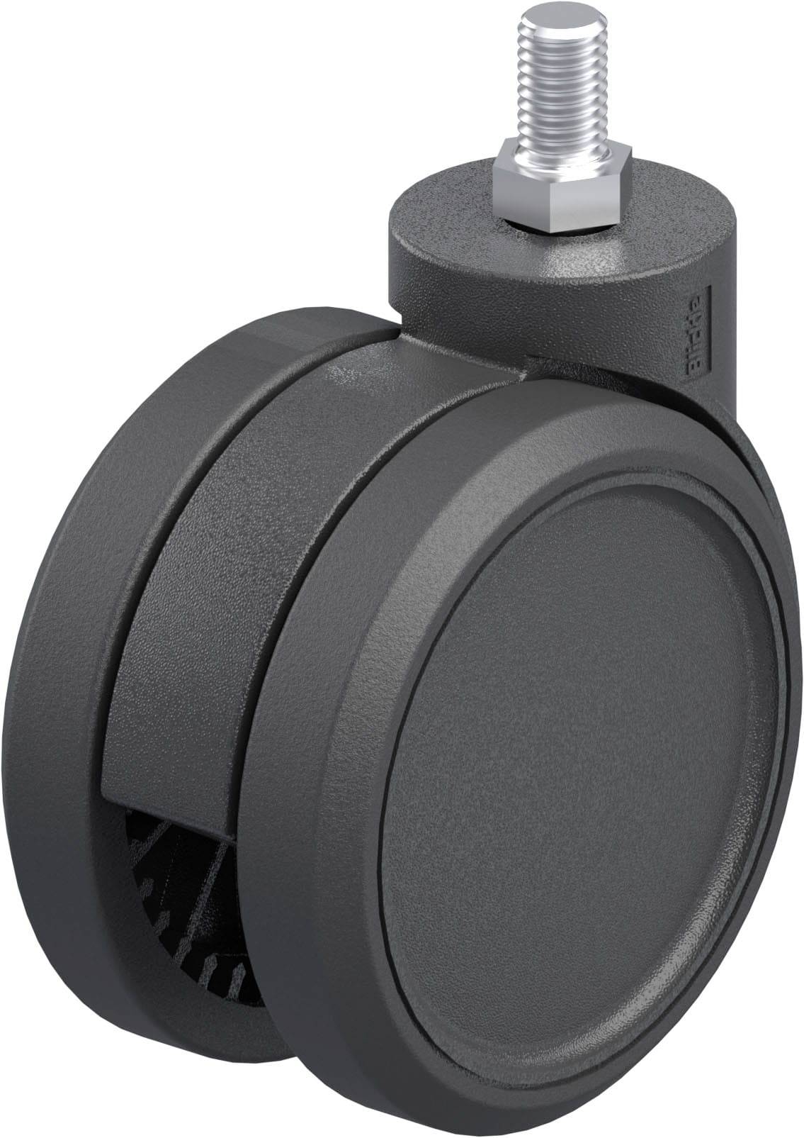 Blickle 759282 LKDB-PUA 100G Műanyag dupla forgógörgő KerékØ: 100 mm Teherbírás (max.): 110 kg 1 db