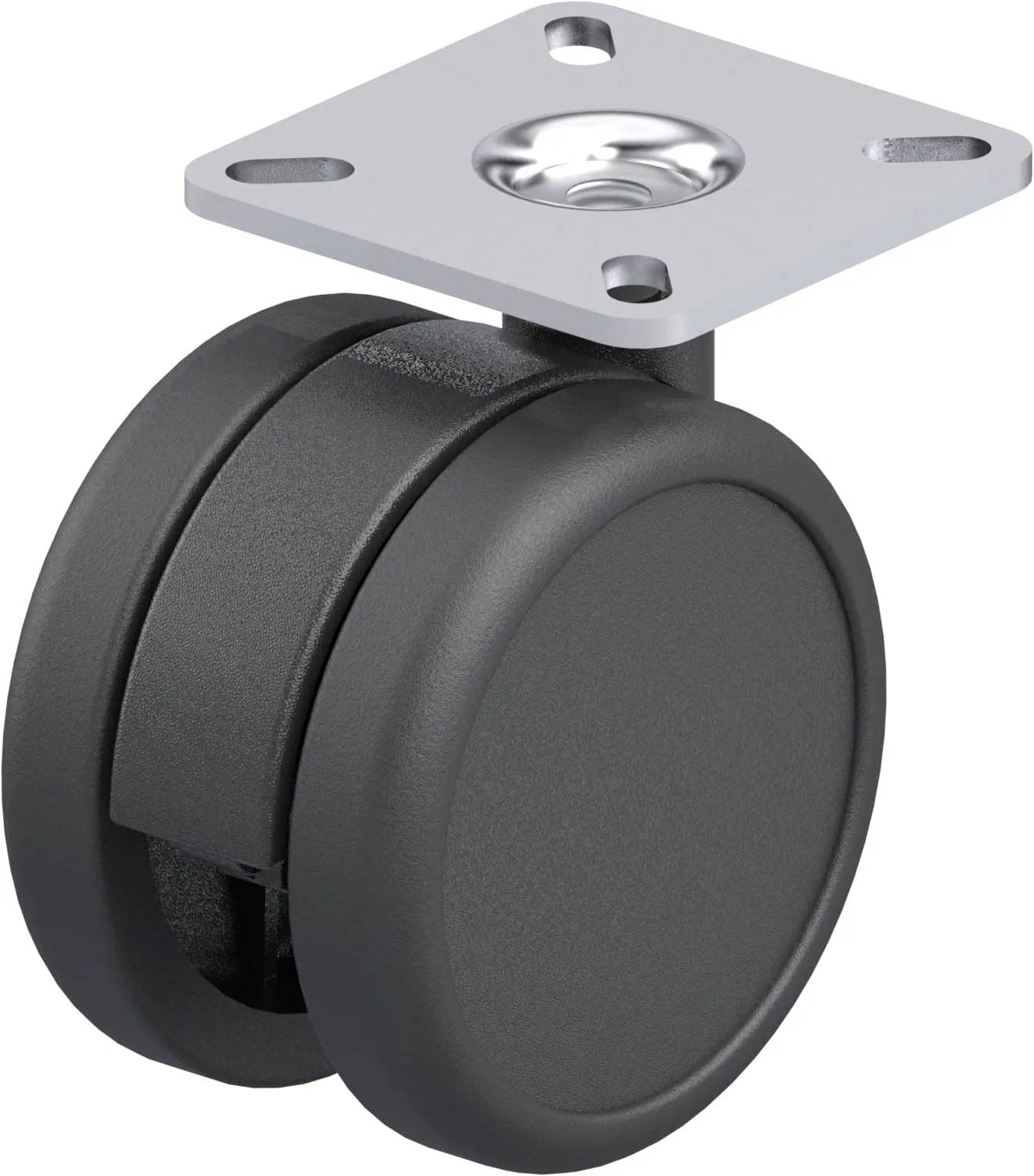 Blickle 845013 LKDB-PUA 75G-P23 Műanyag dupla forgógörgő KerékØ: 75 mm Teherbírás (max.): 75 kg 1 db