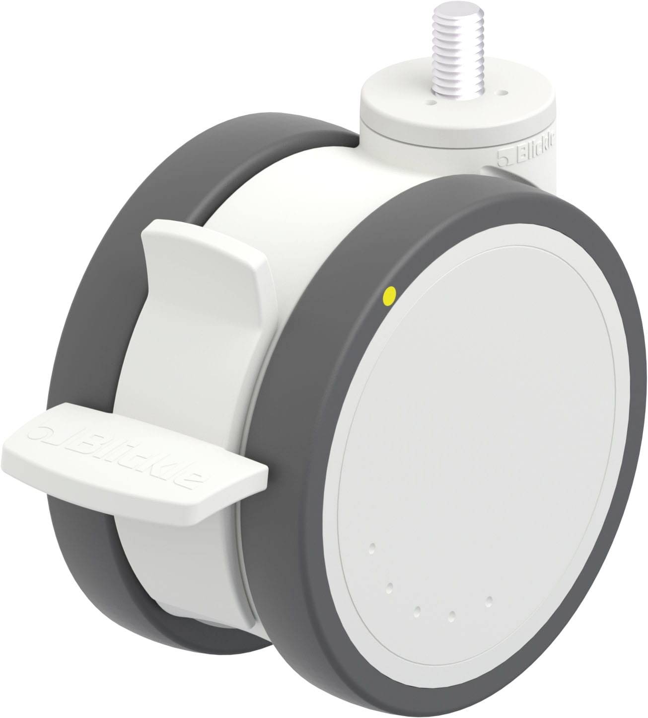 Blickle 882686 LKD-PATH 125K-FI-ELS-GS12 Műanyag dupla görgő KerékØ: 125 mm Teherbírás (max.): 125 kg 1 db