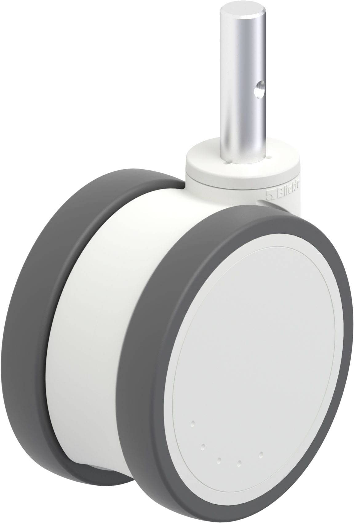 Blickle 872845 LKD-PATH 125K-ZA51 Műanyag dupla görgő KerékØ: 125 mm Teherbírás (max.): 125 kg 1 db