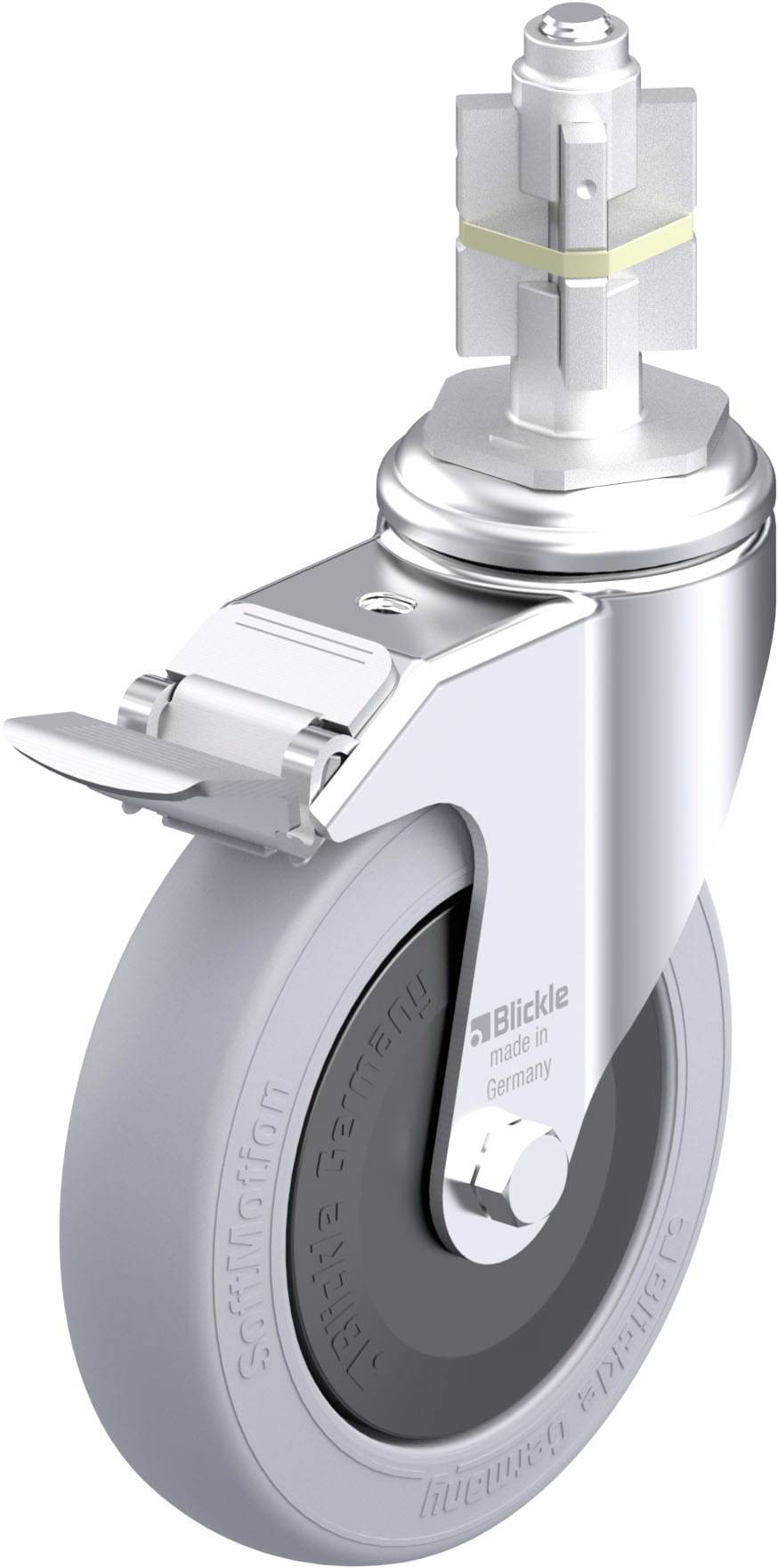 Blickle 952365 LKRA-POES 127KF-11-FI-SG-E15 Beálló görgő KerékØ: 125 mm Teherbírás (max.): 120 kg 1 db