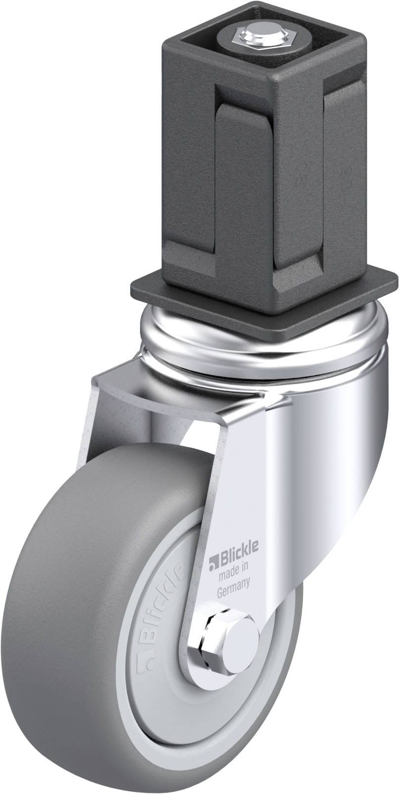 Blickle 921878 LKRA-TPA 80KF-11-EV18 Beálló görgő KerékØ: 80 mm Teherbírás (max.): 100 kg 1 db