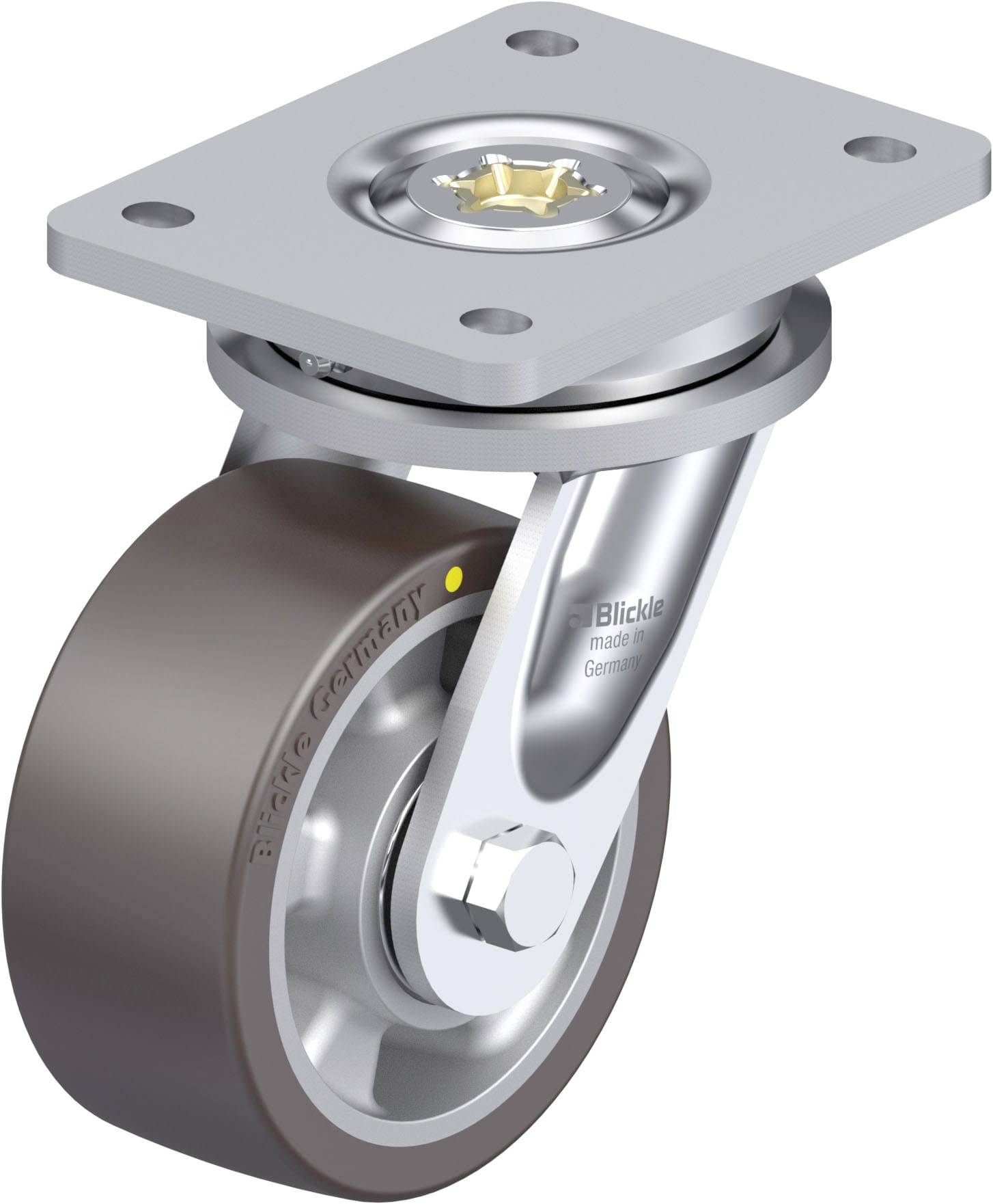 Blickle 936549 LO-ALST 127K-AS Nagy teherbírású forgógörgő KerékØ: 125 mm Teherbírás (max.): 450 kg 1 db
