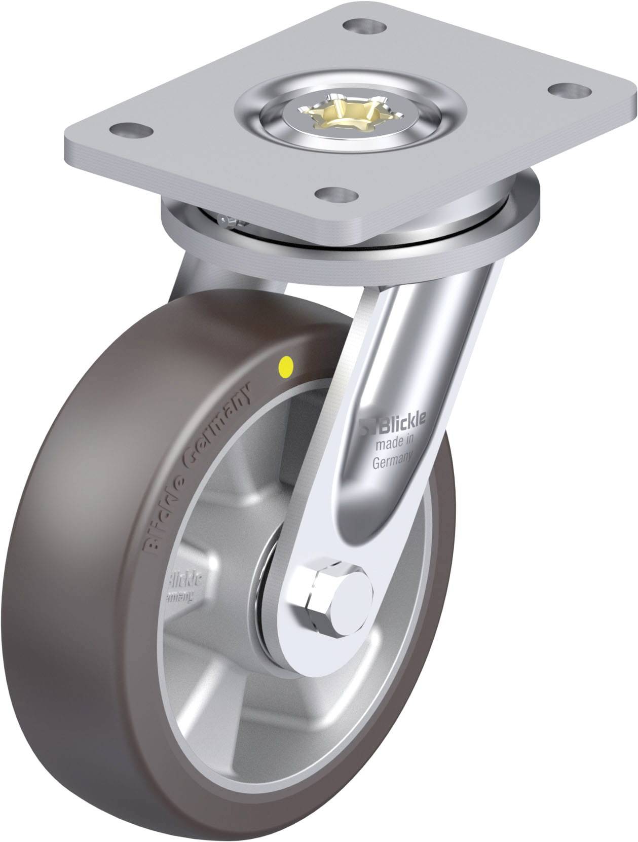 Blickle 936557 LO-ALST 160K-AS Nagy teherbírású forgógörgő KerékØ: 160 mm Teherbírás (max.): 580 kg 1 db