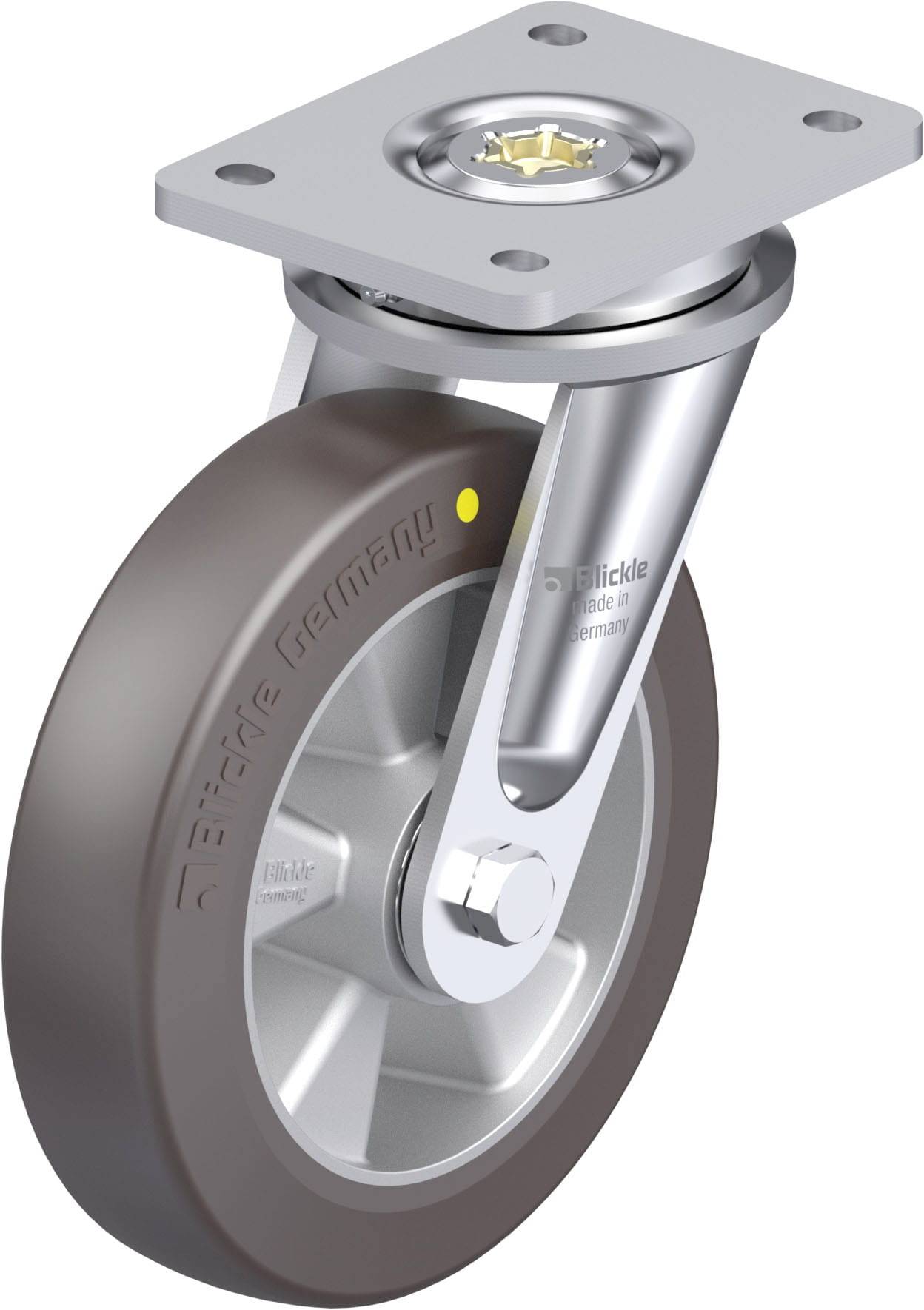Blickle 936561 LO-ALST 200K-AS Nagy teherbírású forgógörgő KerékØ: 200 mm Teherbírás (max.): 750 kg 1 db