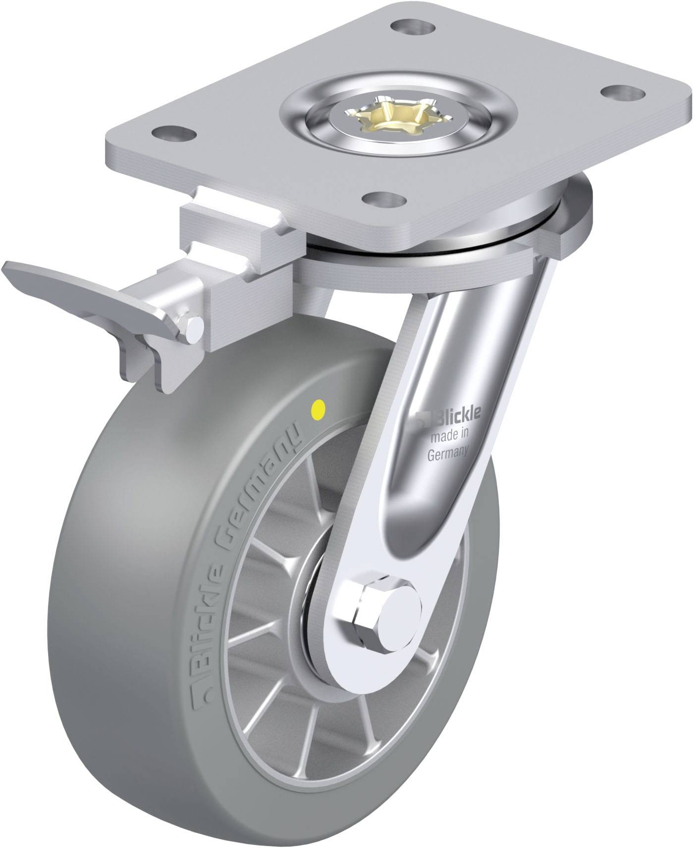 Blickle 936747 LO-ALTH 152K-AS-RI4 Nagy teherbírású forgógörgő KerékØ: 150 mm Teherbírás (max.): 900 kg 1 db