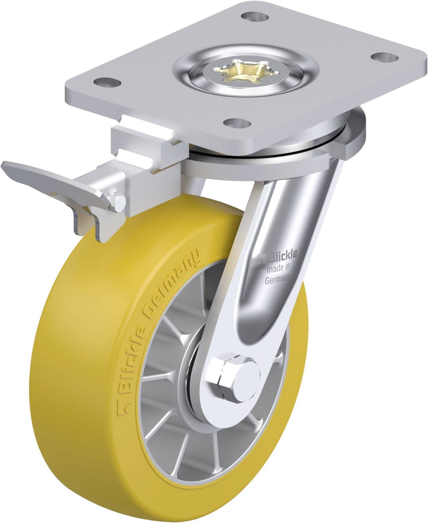 Blickle 936748 LO-ALTH 152K-RI4 Nagy teherbírású forgógörgő KerékØ: 150 mm Teherbírás (max.): 900 kg 1 db