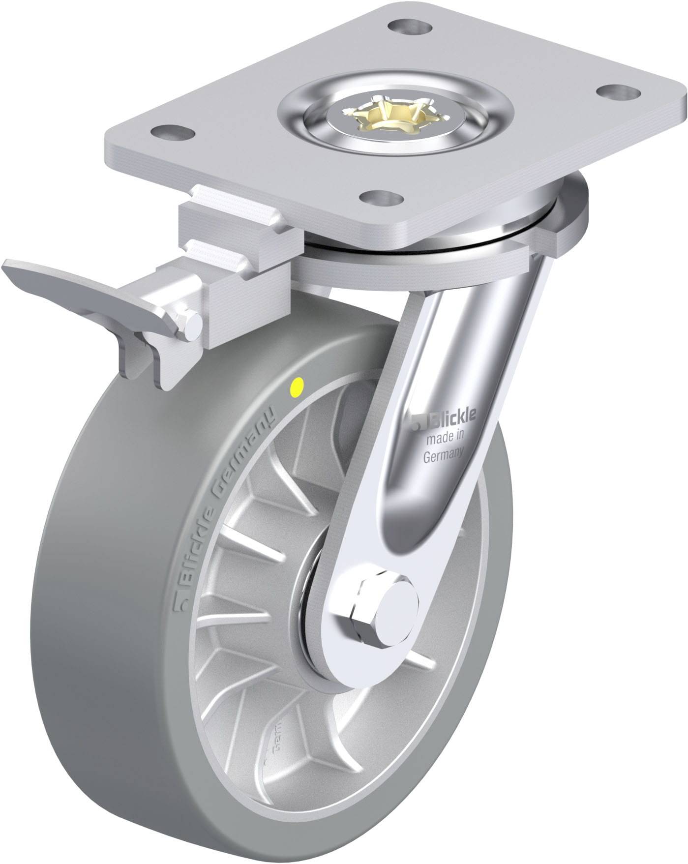 Blickle 936766 LO-ALTH 162K-AS-RI4 Nagy teherbírású forgógörgő KerékØ: 160 mm Teherbírás (max.): 950 kg 1 db