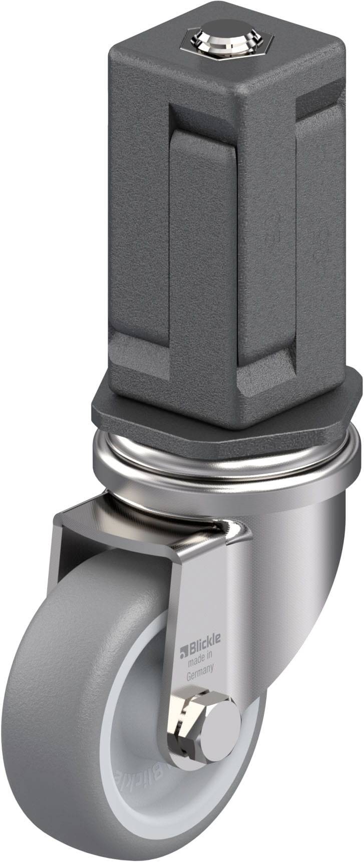 Blickle 845639 LRXA-TPA 50G-EXV05 Rozsdamentes acél készülék forgógörgő KerékØ: 50 mm Teherbírás (max.): 50 kg 1 db