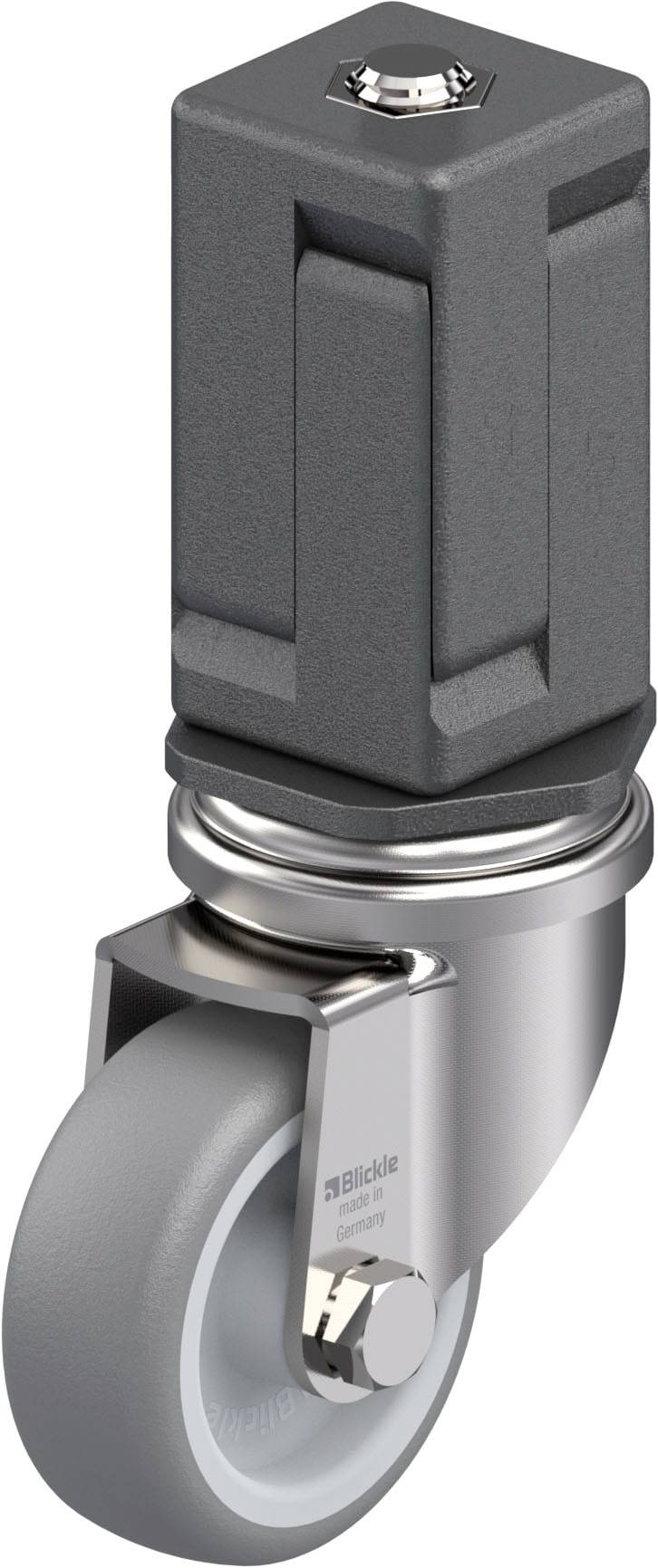 Blickle 845651 LRXA-TPA 50G-EXV07 Rozsdamentes acél készülék forgógörgő KerékØ: 50 mm Teherbírás (max.): 50 kg 1 db